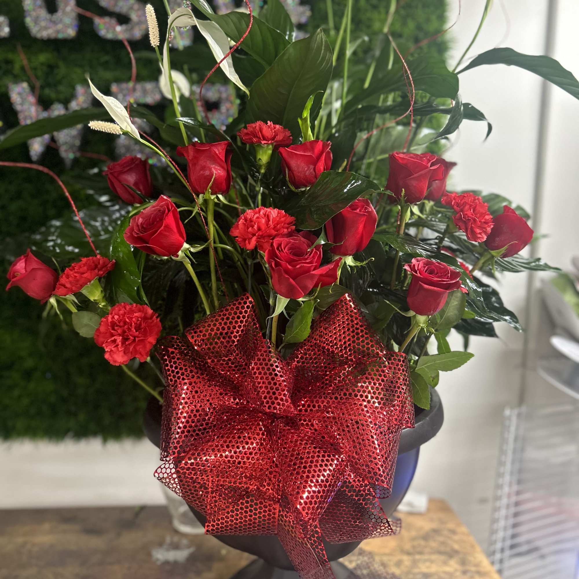 Roses and mixed flowers