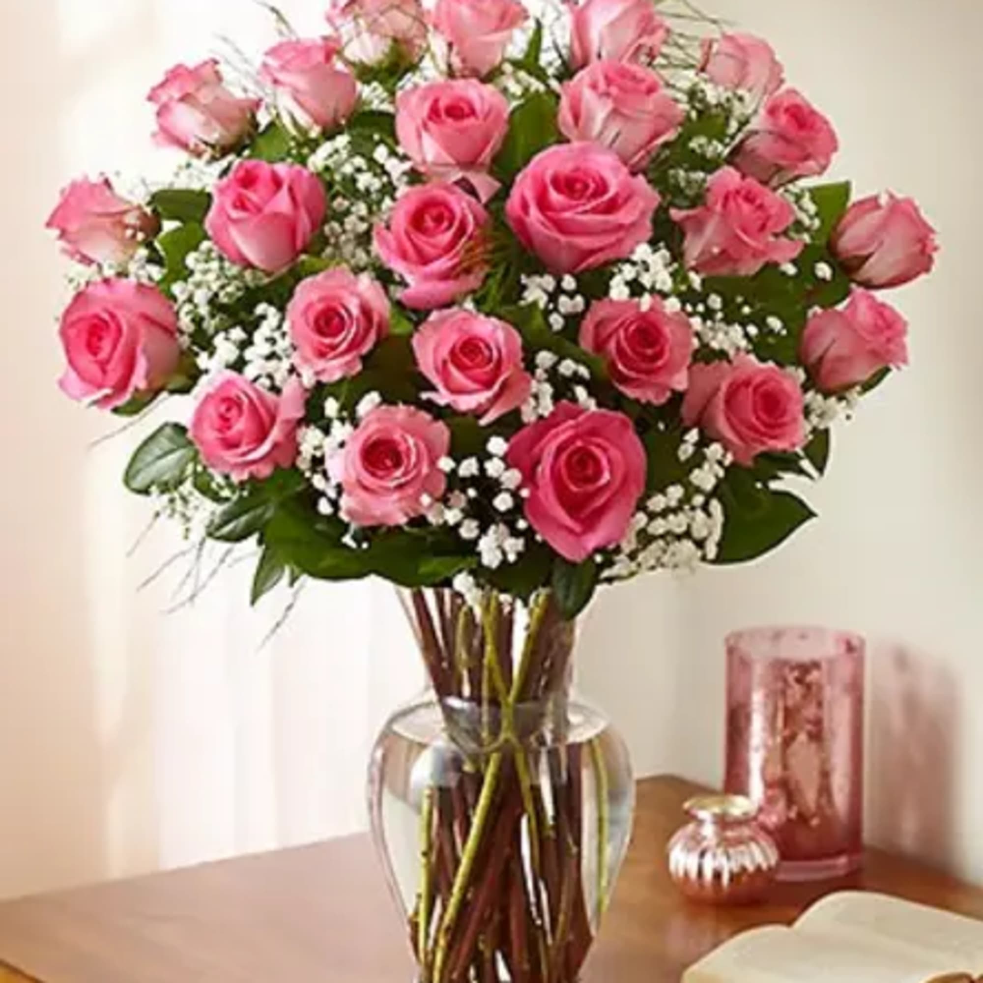 Product ID: 90055

Long-stem pink roses are just the gift when you want