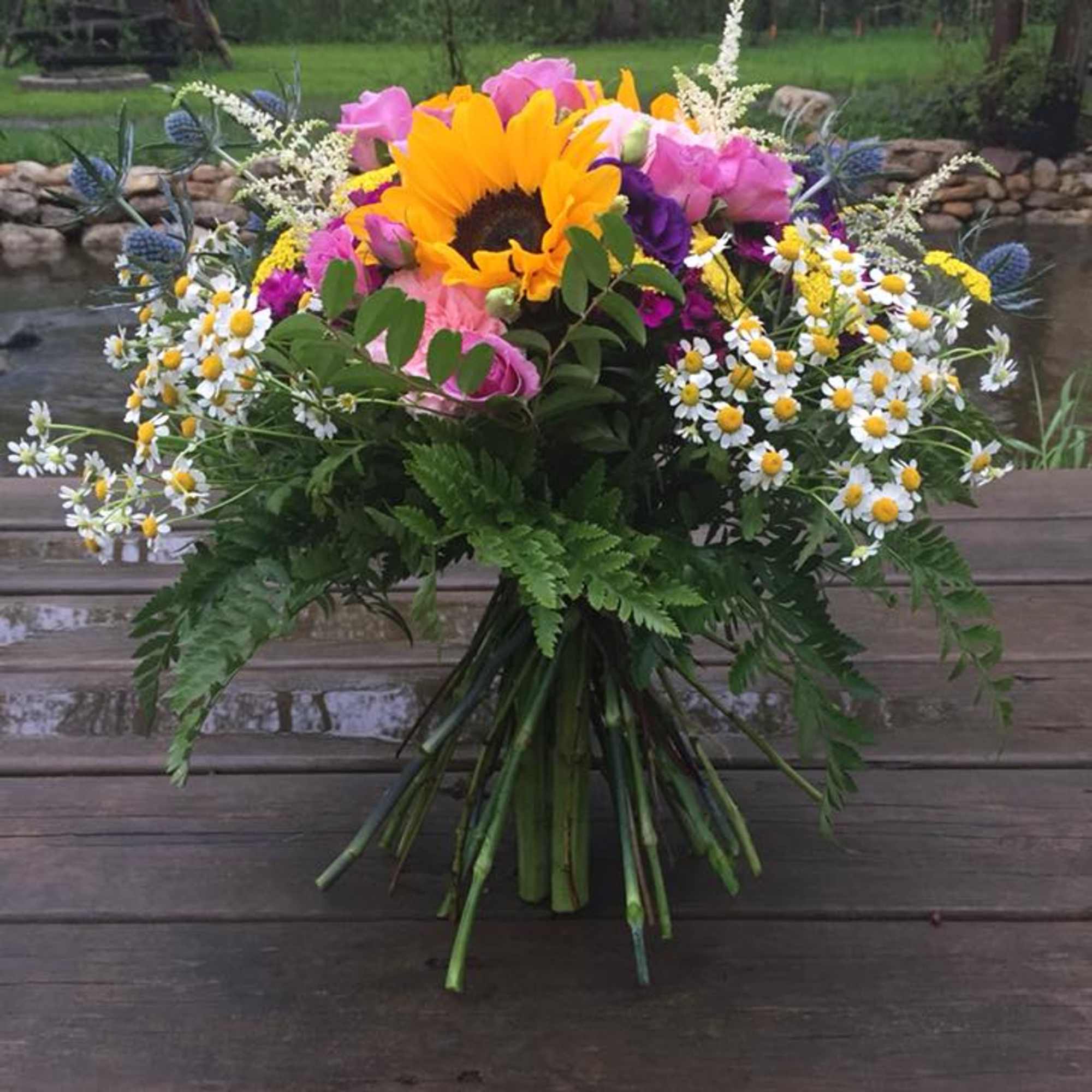 Oh! One of our favorite bouquets of all time! Bright, colorful, happy, photo 2 of 4