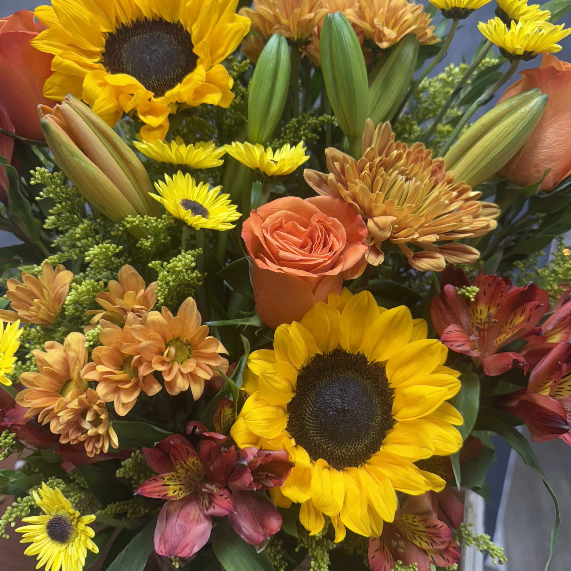 Embrace the beauty of autumn with our exquisite fall basket arrangements!
Handcrafted with, photo 2 of 2