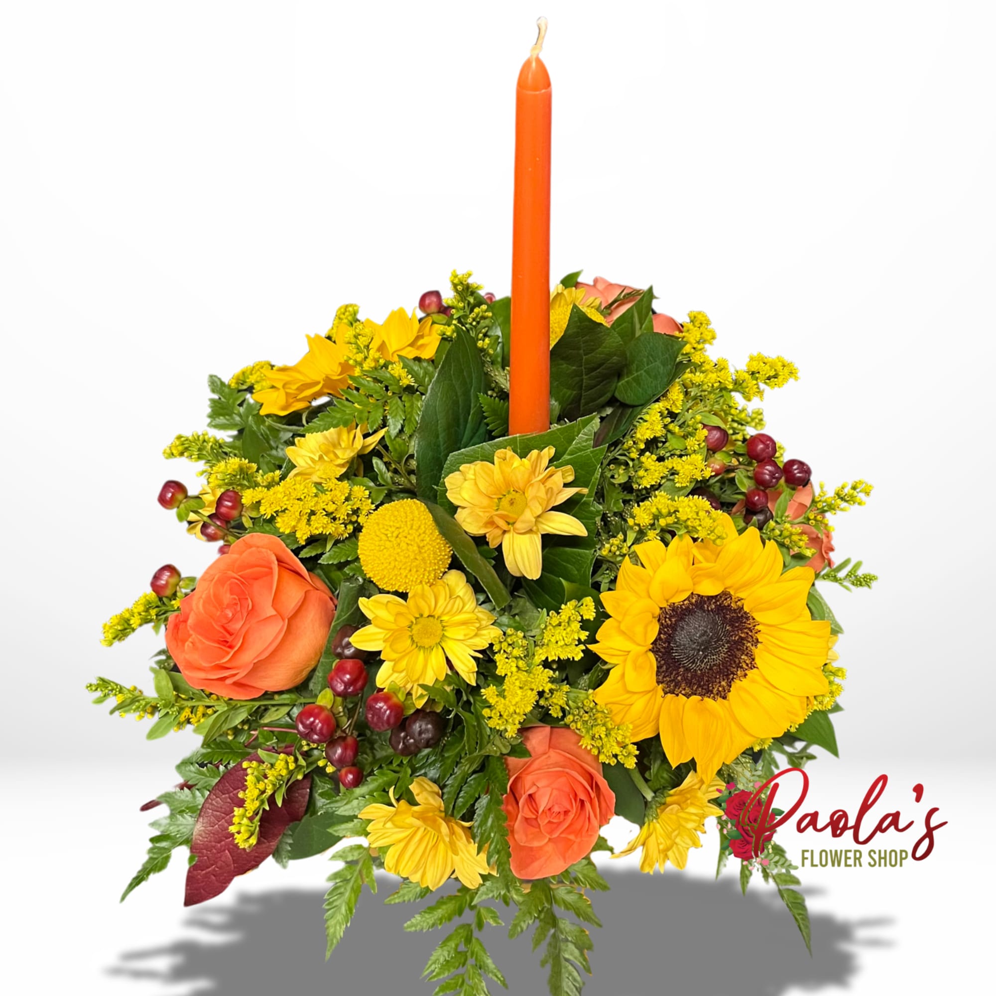 Light up your Thanksgiving table with a gorgeous floral centerpiece that&rsquo;s sure, photo 2 of 2