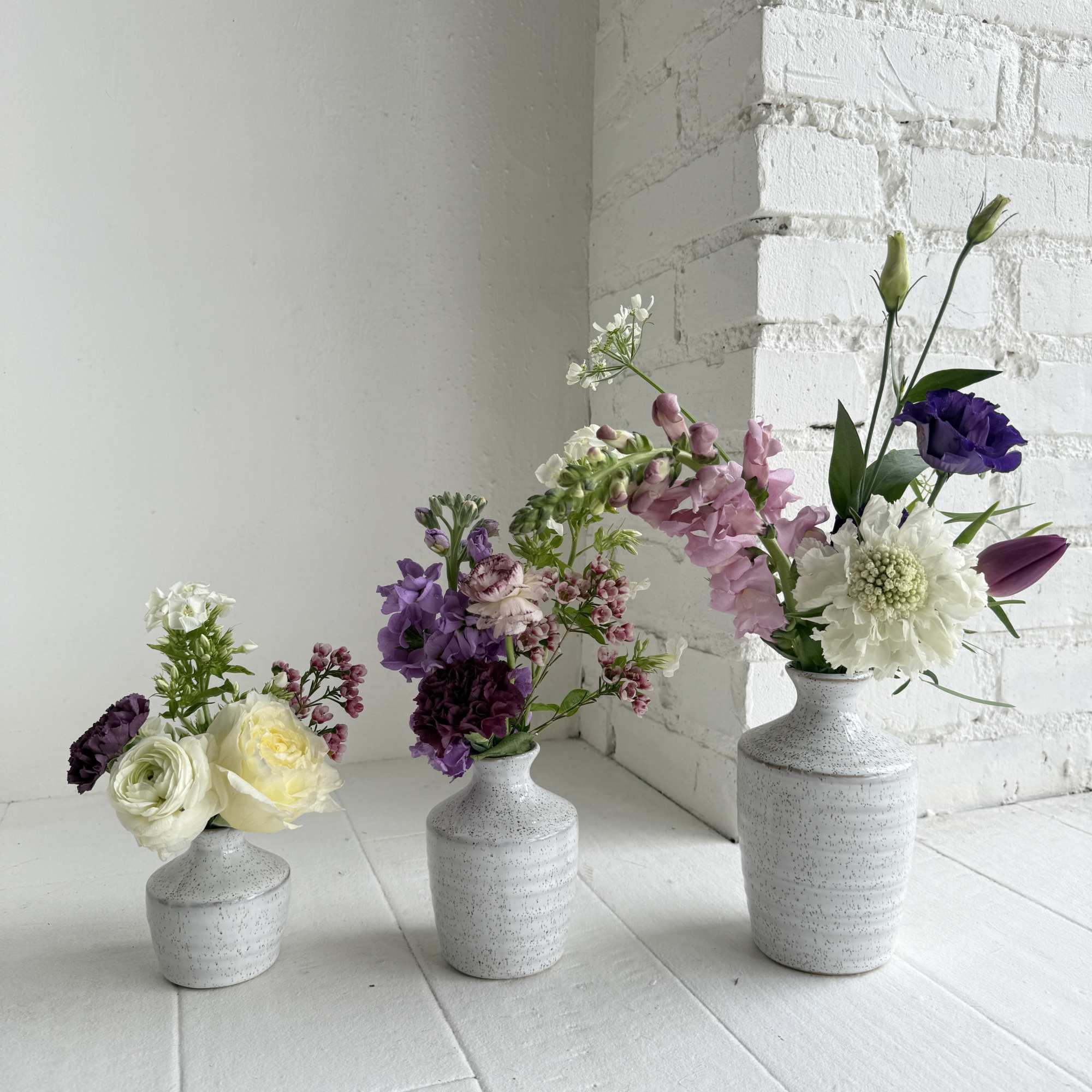 Colette is a unique arrangement. We artfully arrange our favorite seasonal flowers