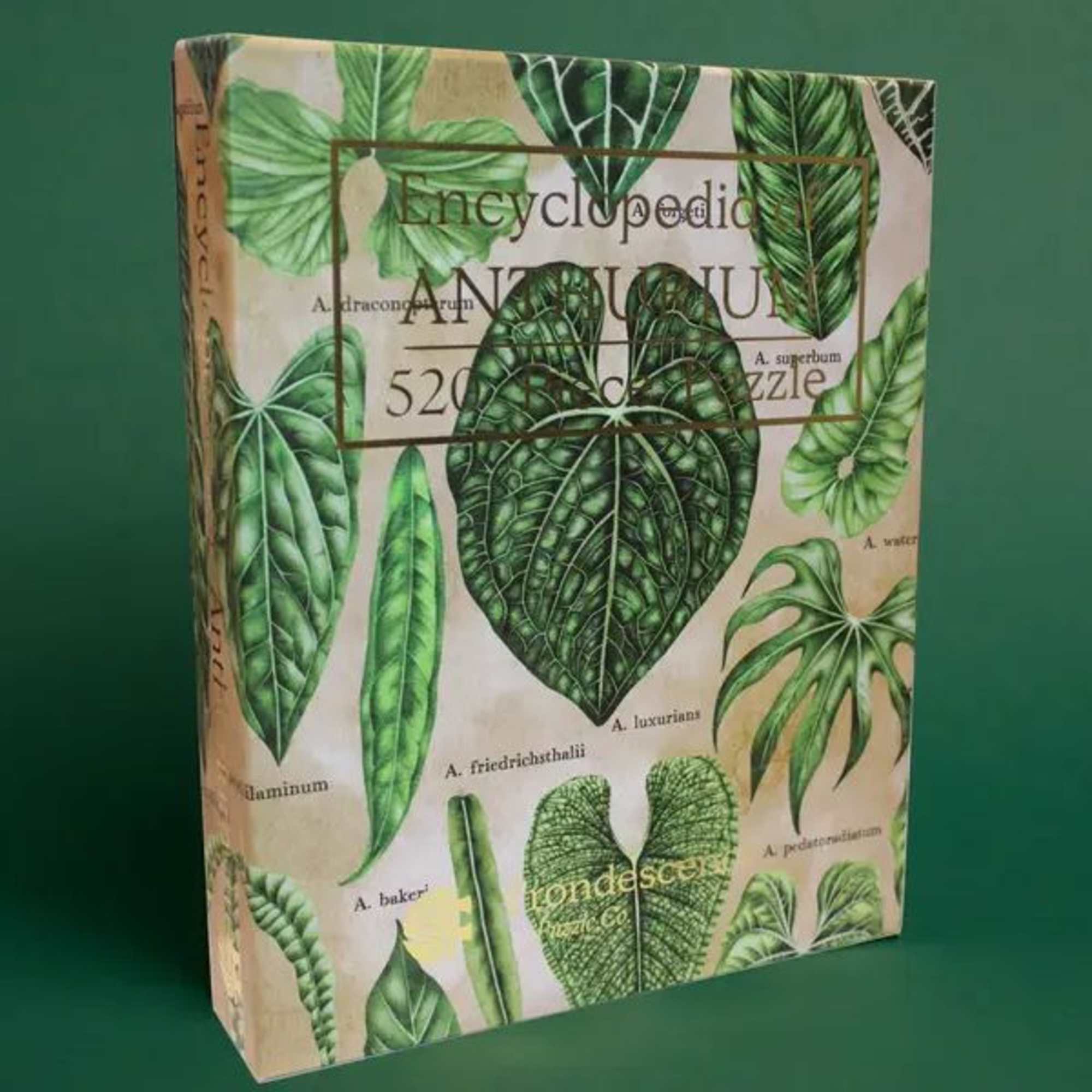 This beautiful 380 piece puzzle from Frondescence Puzzle Co. is a perfect