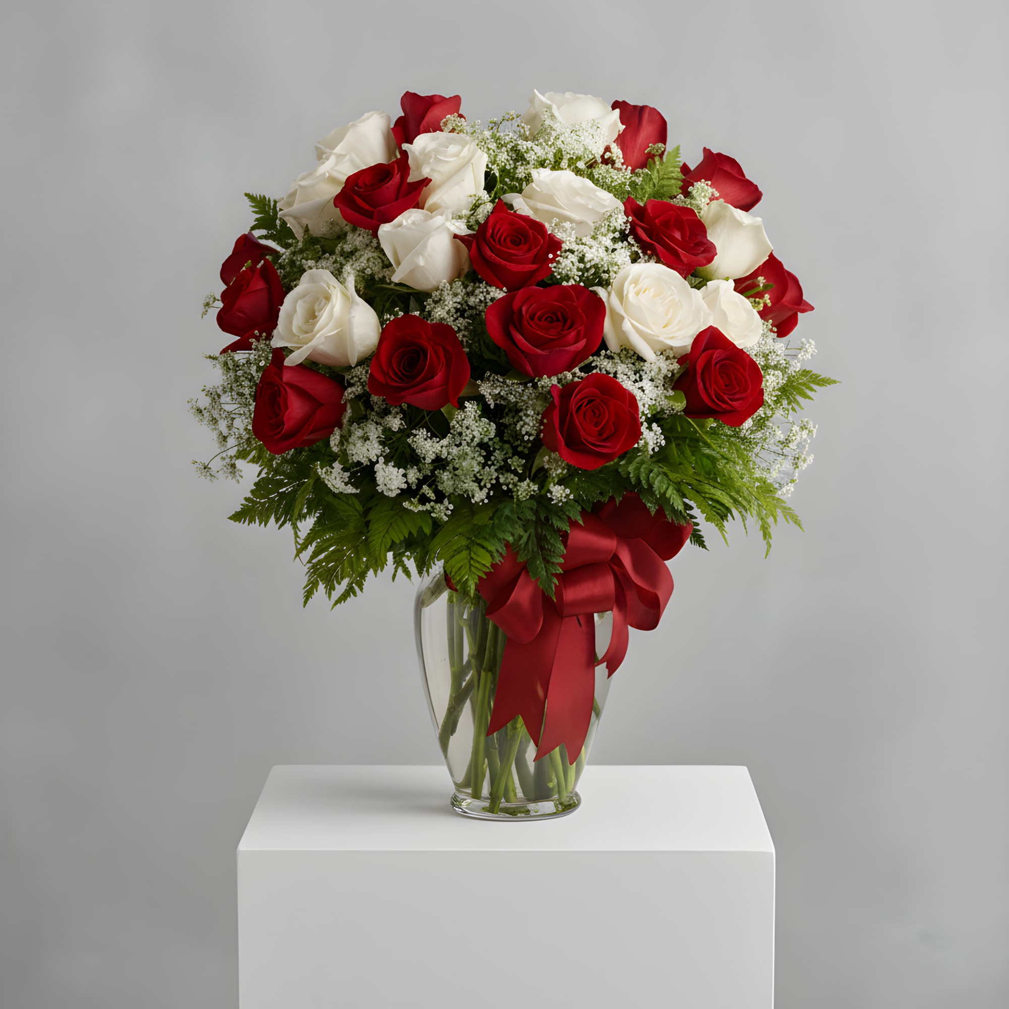 Luxurious and unforgettable, Romance Royale features a stunning blend of premium red