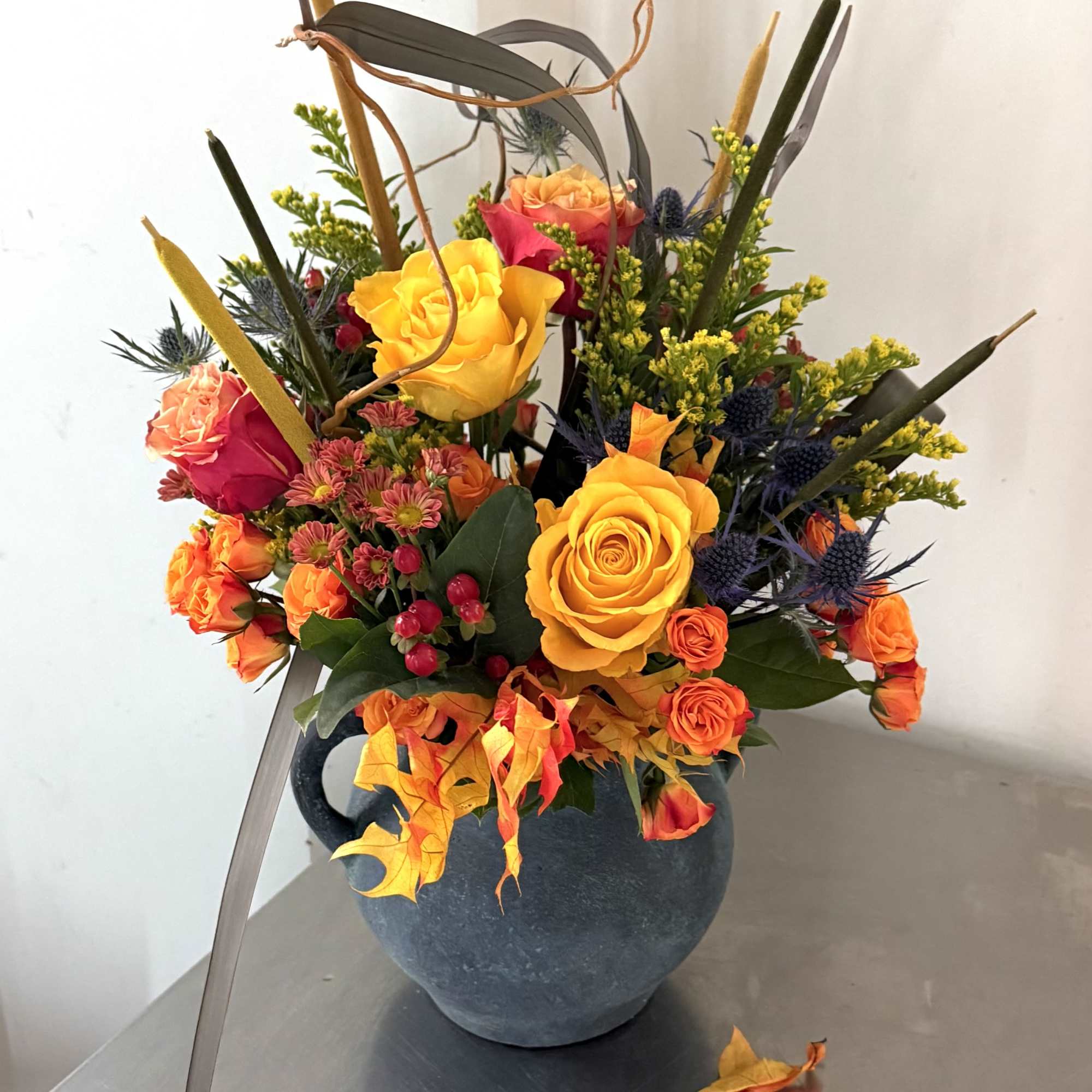 A premium, large, autumn-themed design with a wildflower look capturing the essence, photo 2 of 3