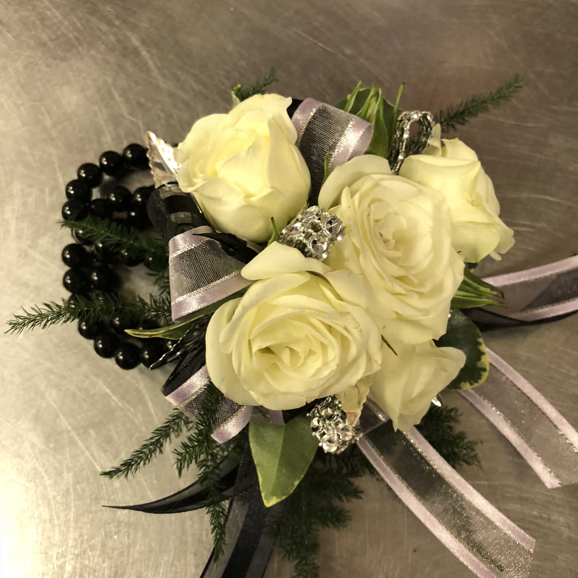Corsage Black and White in Kennesaw, GA
