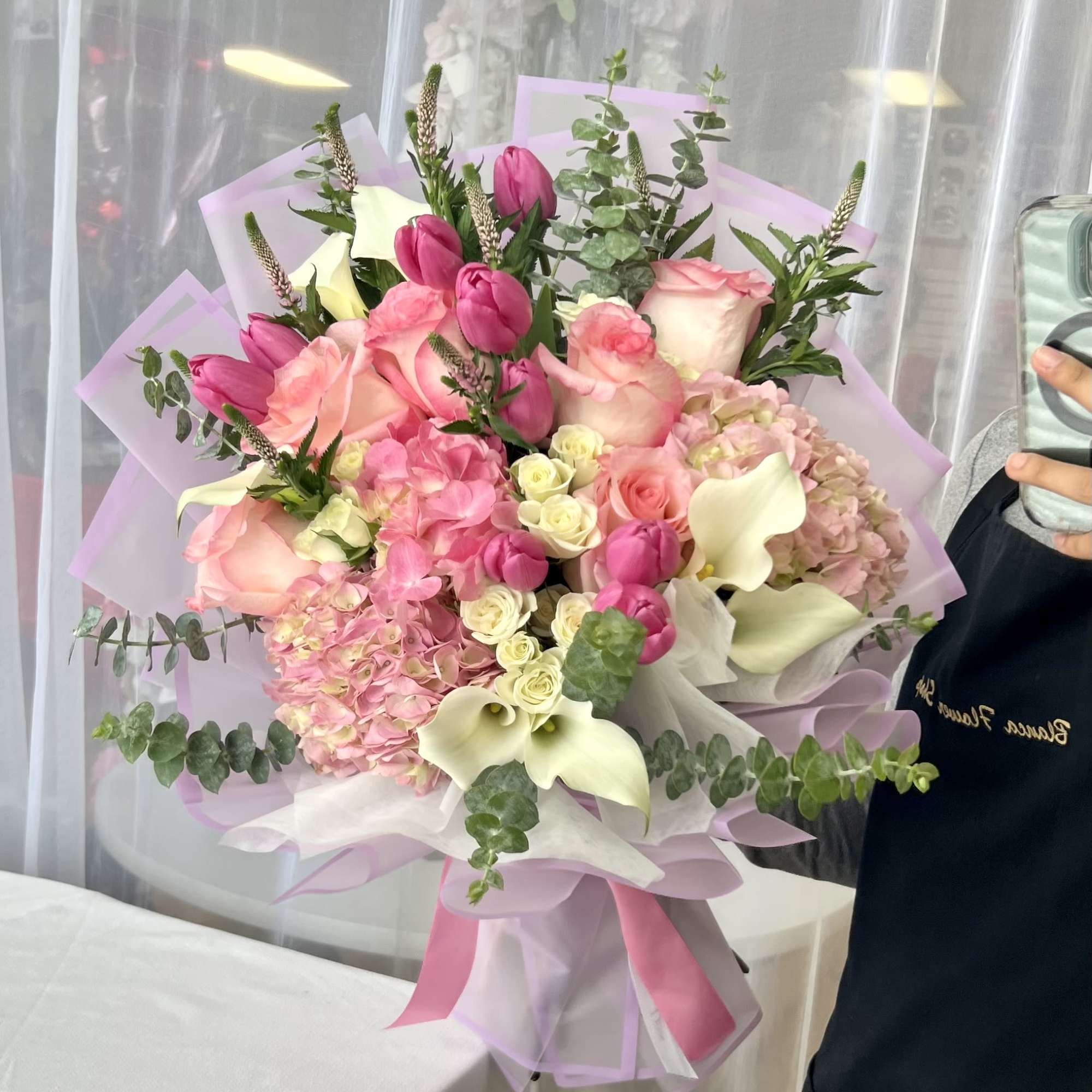 A beautifully curated bouquet designed to brighten any moment. Crafted with premium, photo 3 of 3