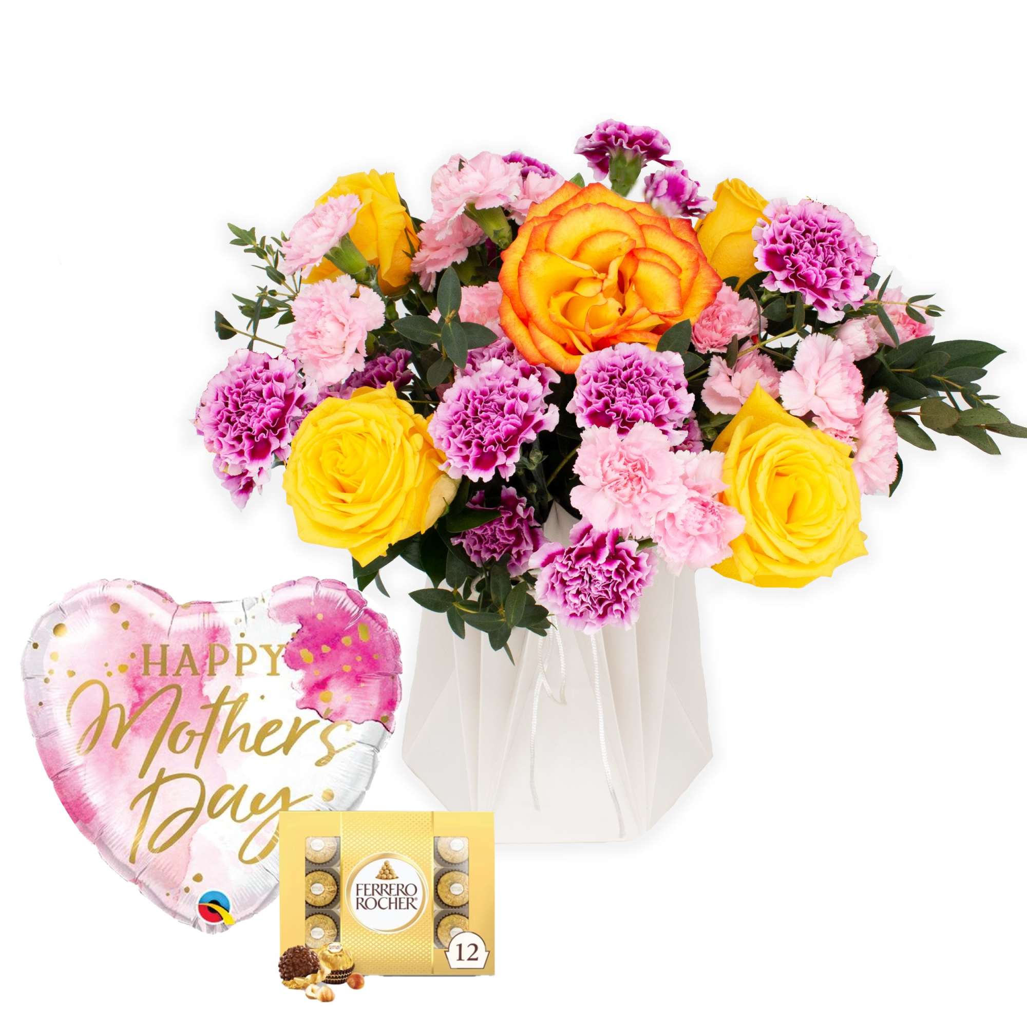 A beautiful celebration of color and texture, this arrangement brings together classic, photo 2 of 4