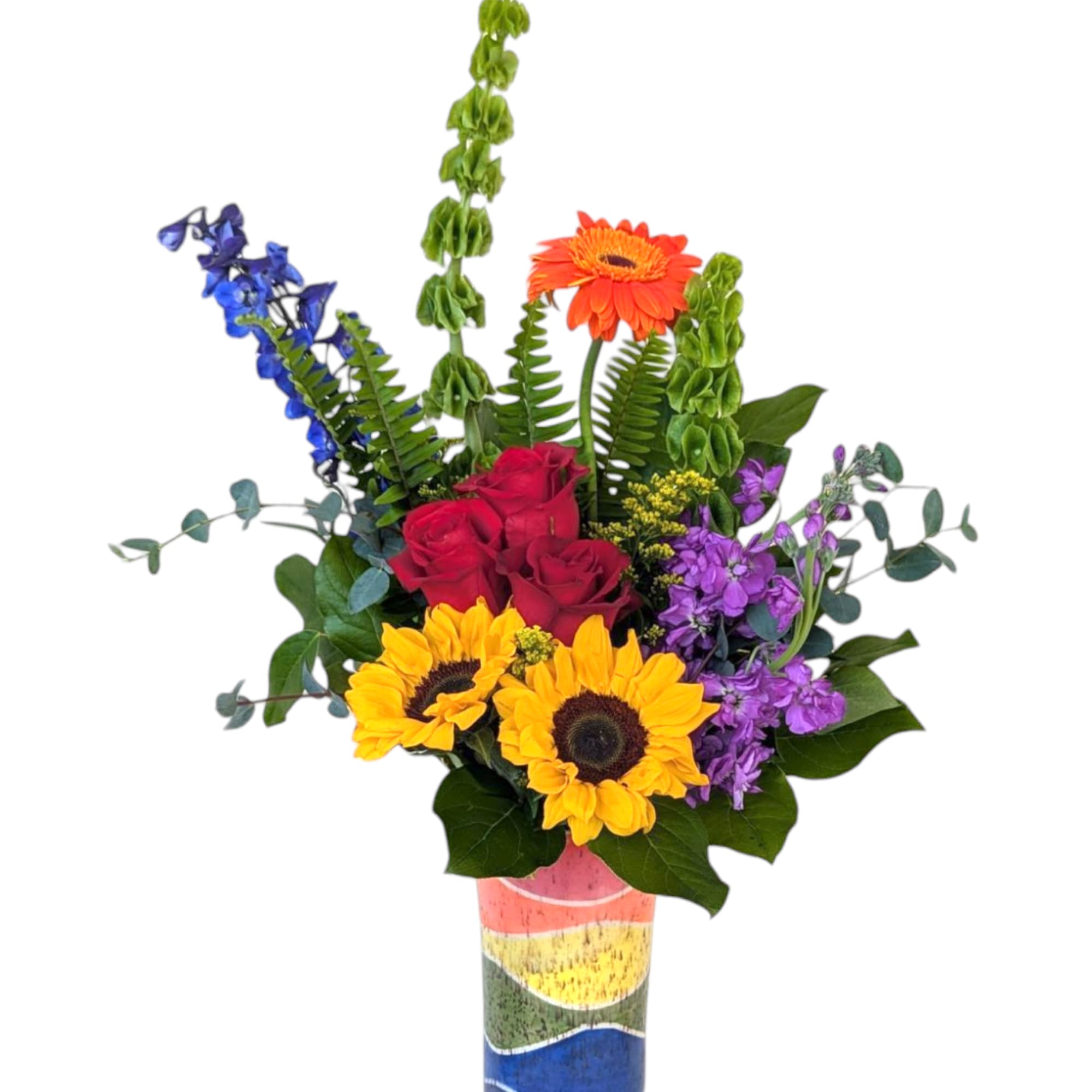 Our featured design for June celebrates color, community and love. A vibrant