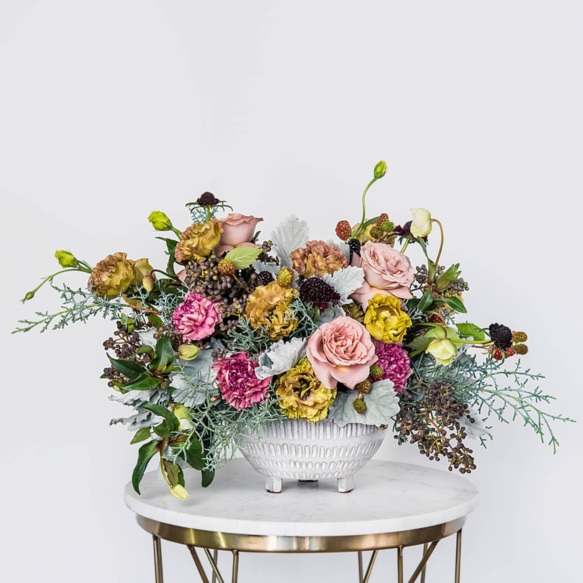 Time to impress your guests!
Featuring a Floral Centerpiece &amp; 2 Marble Candleholders., photo 5 of 5