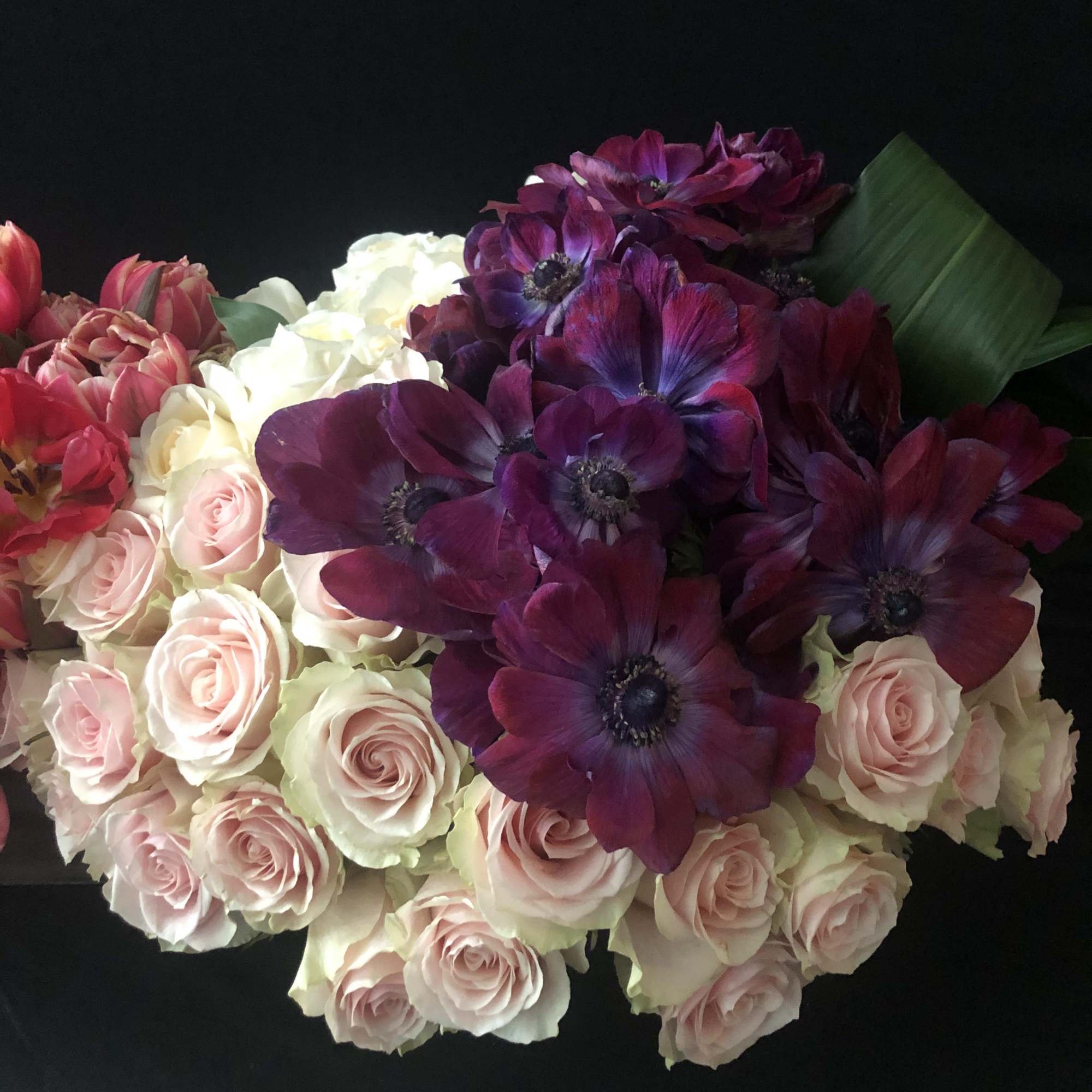 This 21 inch long wood box is filled with over 100 stems...125, photo 4 of 9
