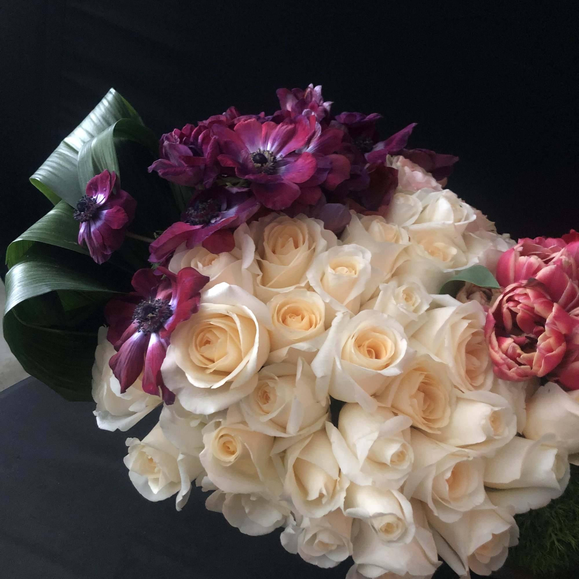 This 21 inch long wood box is filled with over 100 stems...125, photo 8 of 9