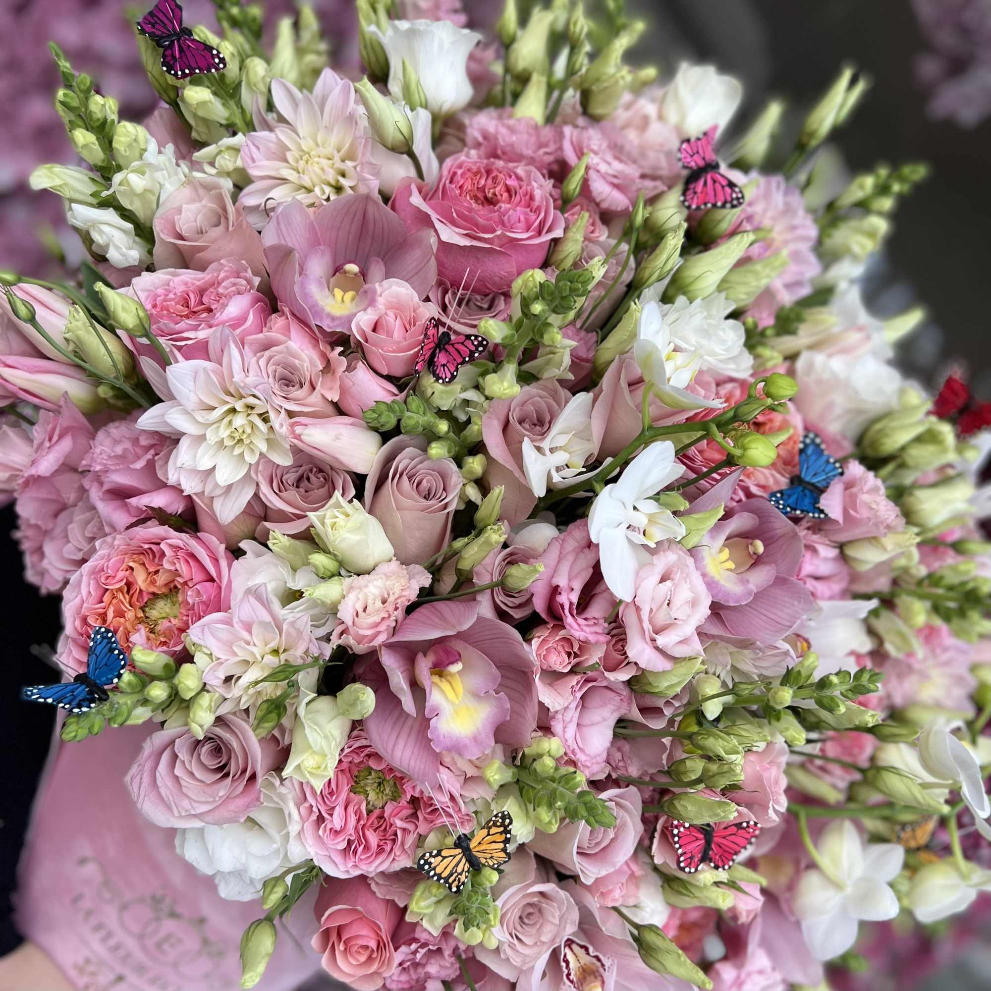 Beautiful mixed flowers in our signature pink velvet box. 

SEASONAL FLOWERS WILL, photo 2 of 2