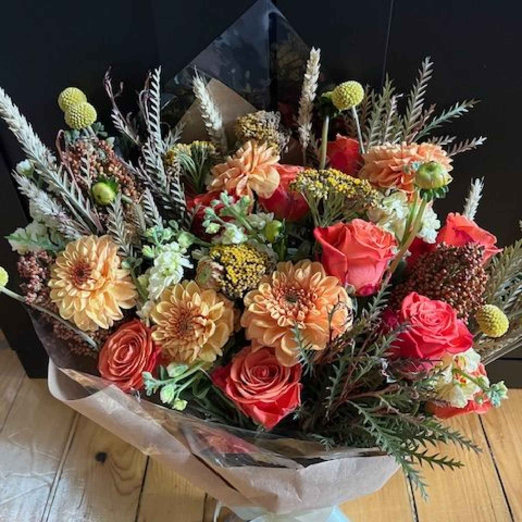 Celebrate the warmth of the season with this bouquet that captures cozy, photo 2 of 2