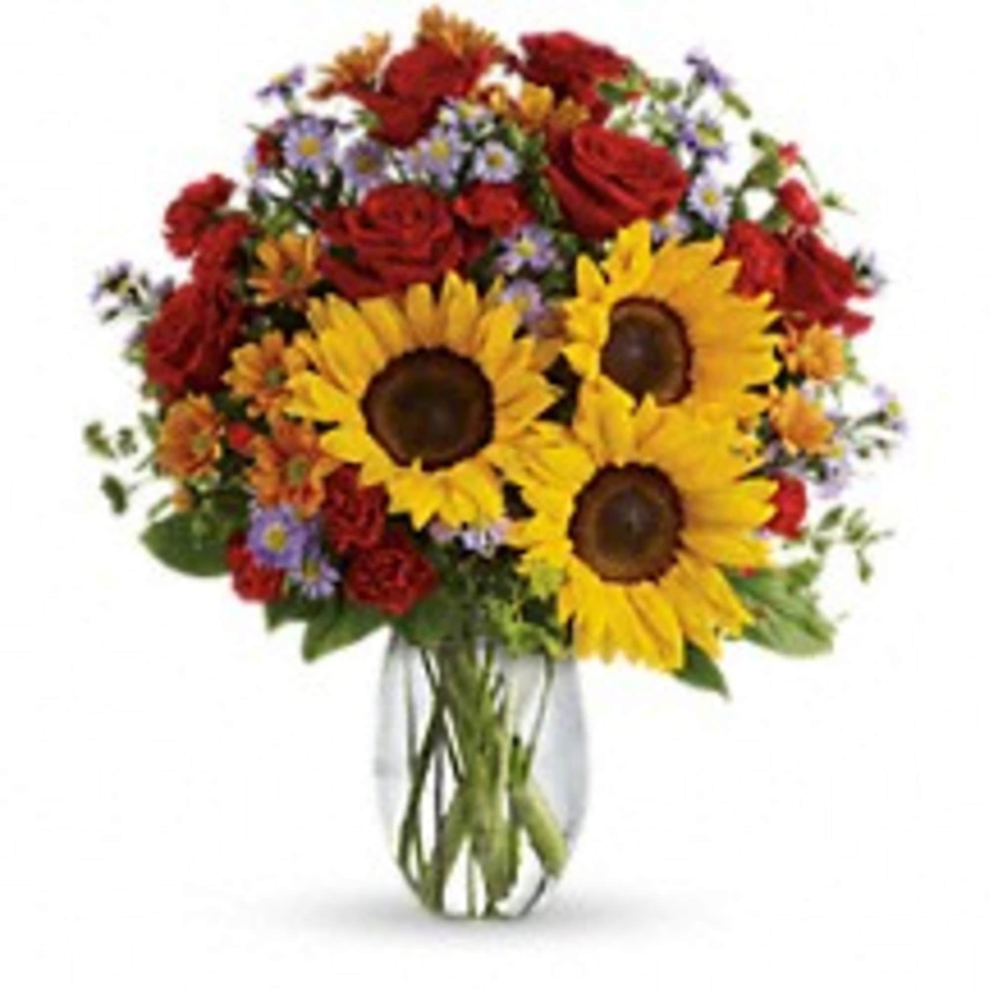 Pure happiness is what this pretty bouquet delivers   Surely, no