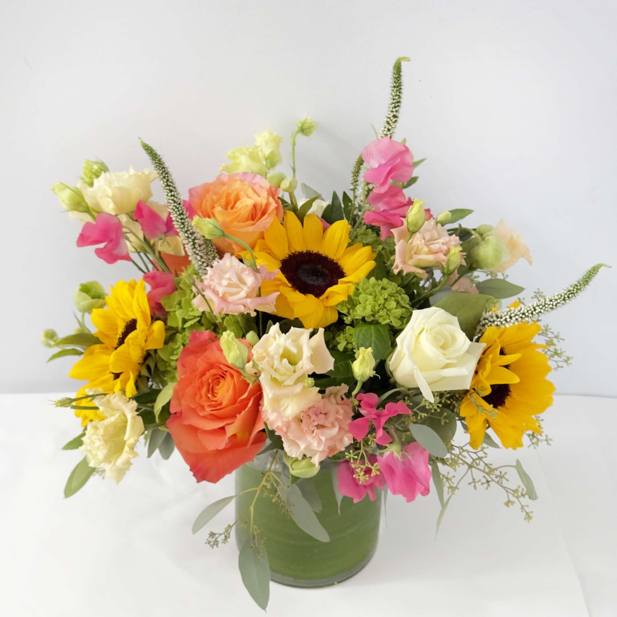 Bursting with color and joy, the Sunshine Wonderland arrangement is a vibrant, photo 2 of 2