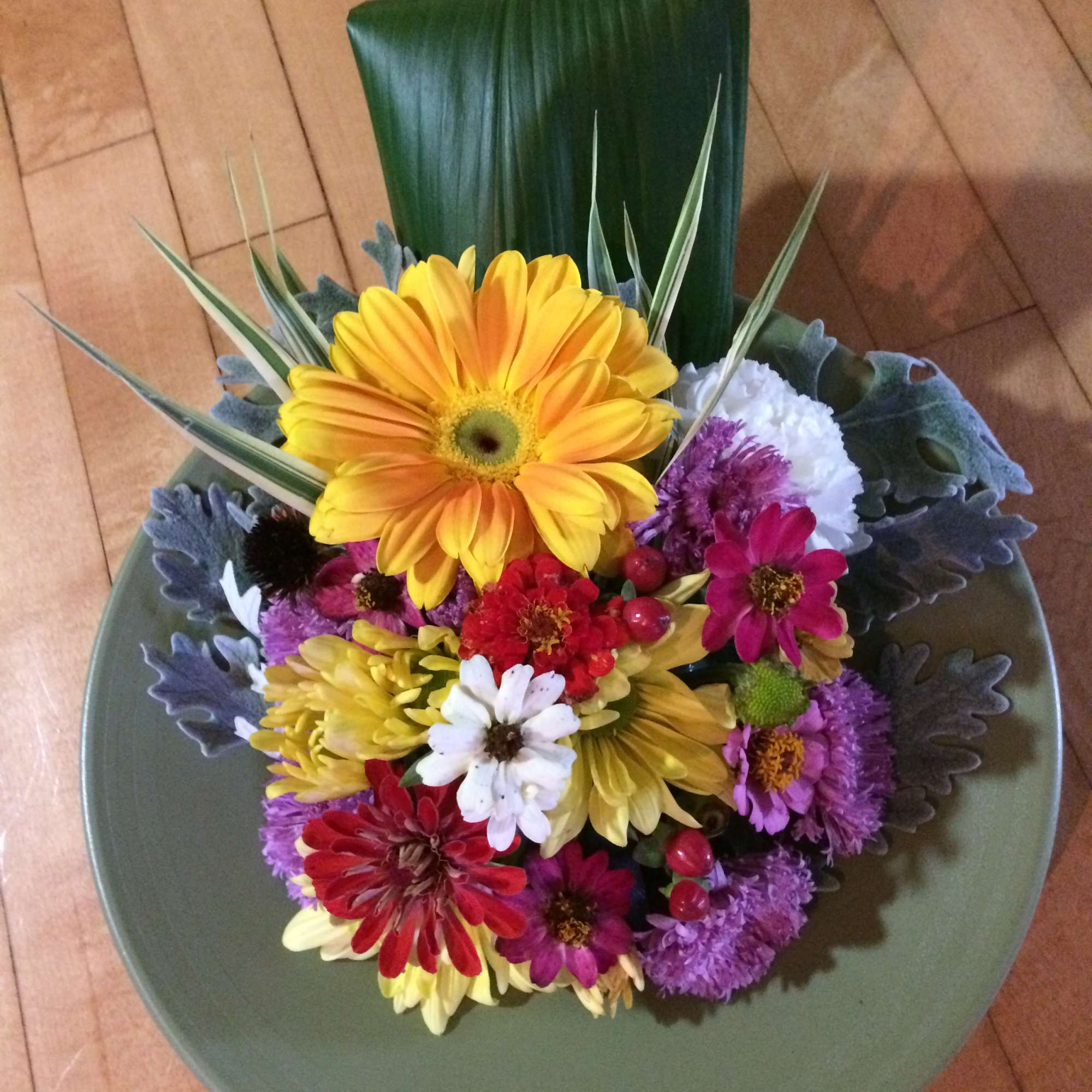 Autumn Wishes is created with a 11" Wok shaped bowl with our, photo 2 of 3