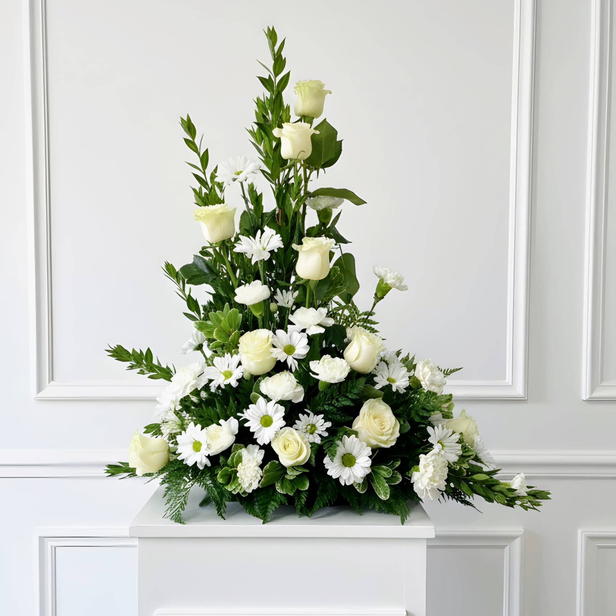 Express your heartfelt condolences with the timeless beauty of the Pure Grace
