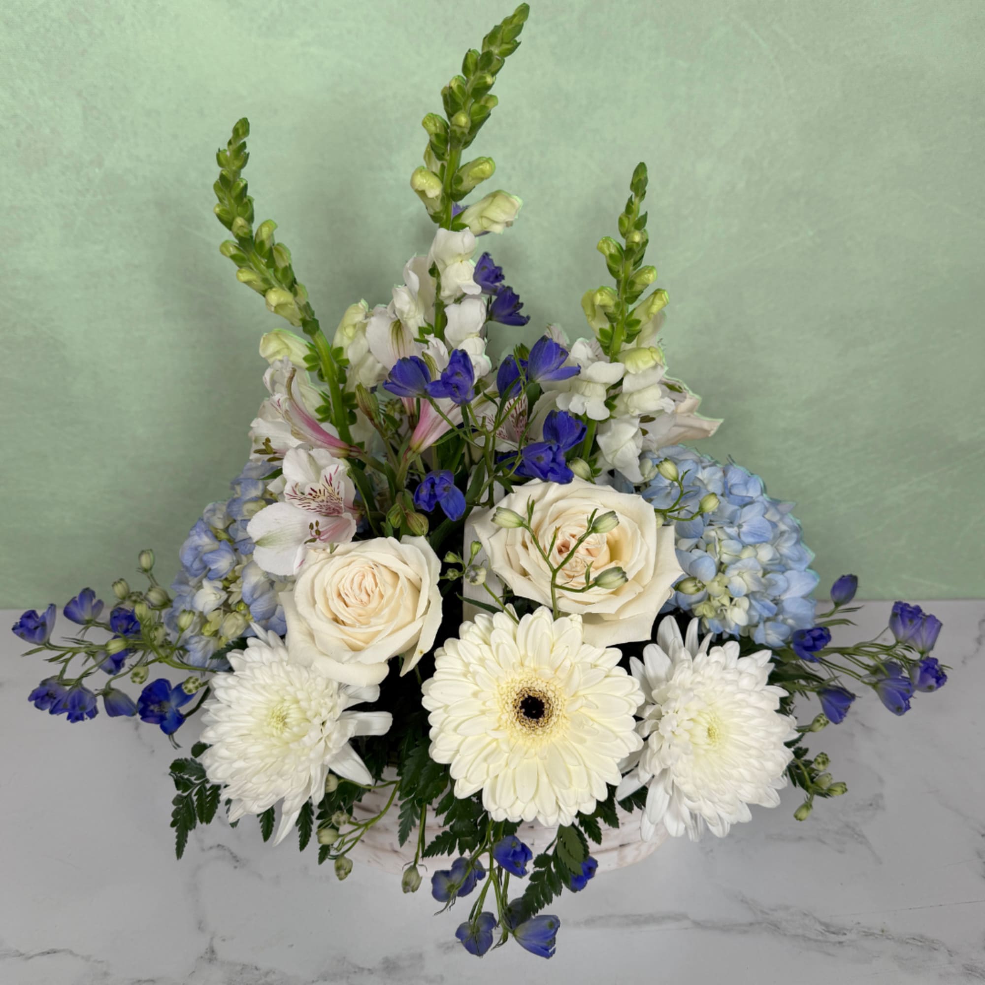 Whispering Winds Basket by Savilles Florist is a basket full of stunning, photo 3 of 3