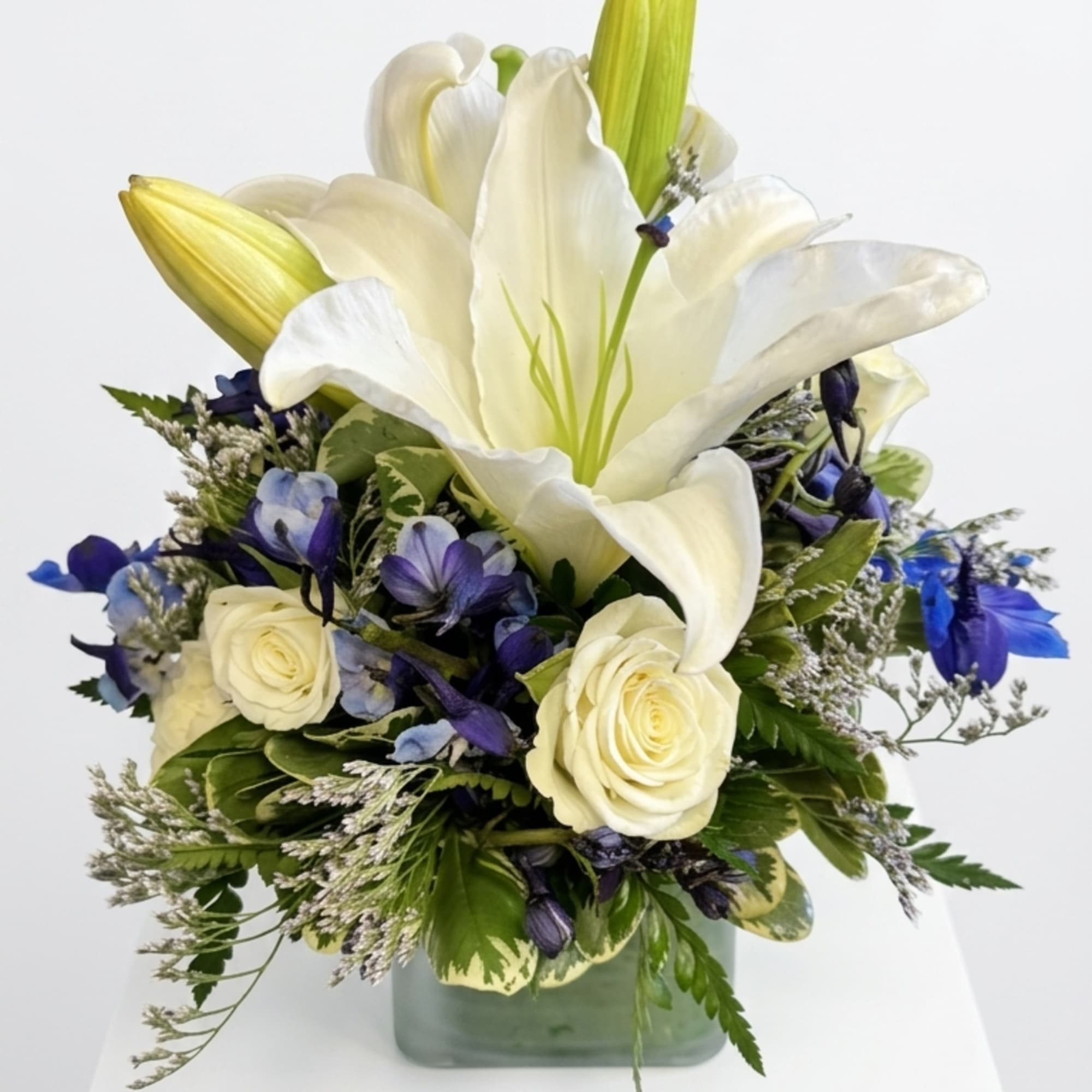 Caithness MOONFLOWER 月の花 スコットランド製 ケイスネス Midnight Moon Bouquet in San Antonio, TX | Stone Oak Florist