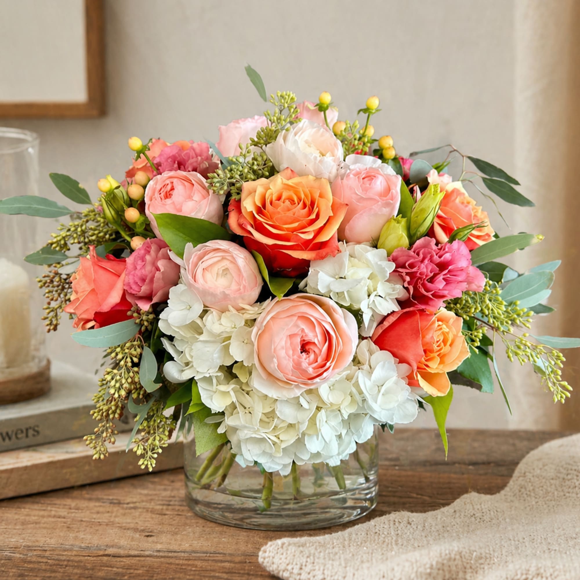 This beautiful arrangement shimmers under the sunlight for truly romantic ambiance. Included, photo 2 of 3