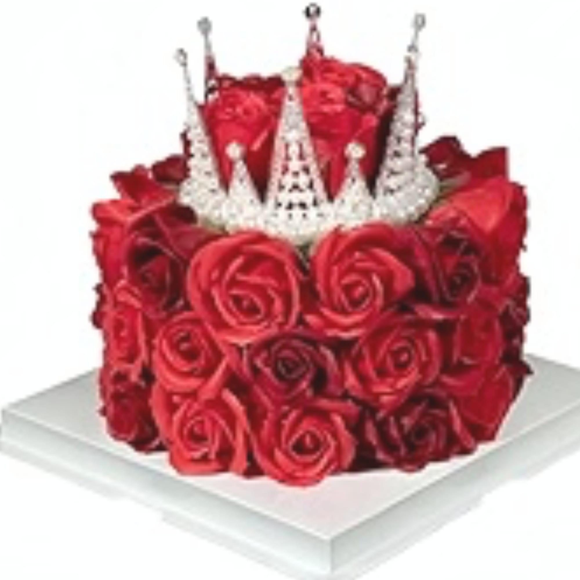 Luxury flower cake