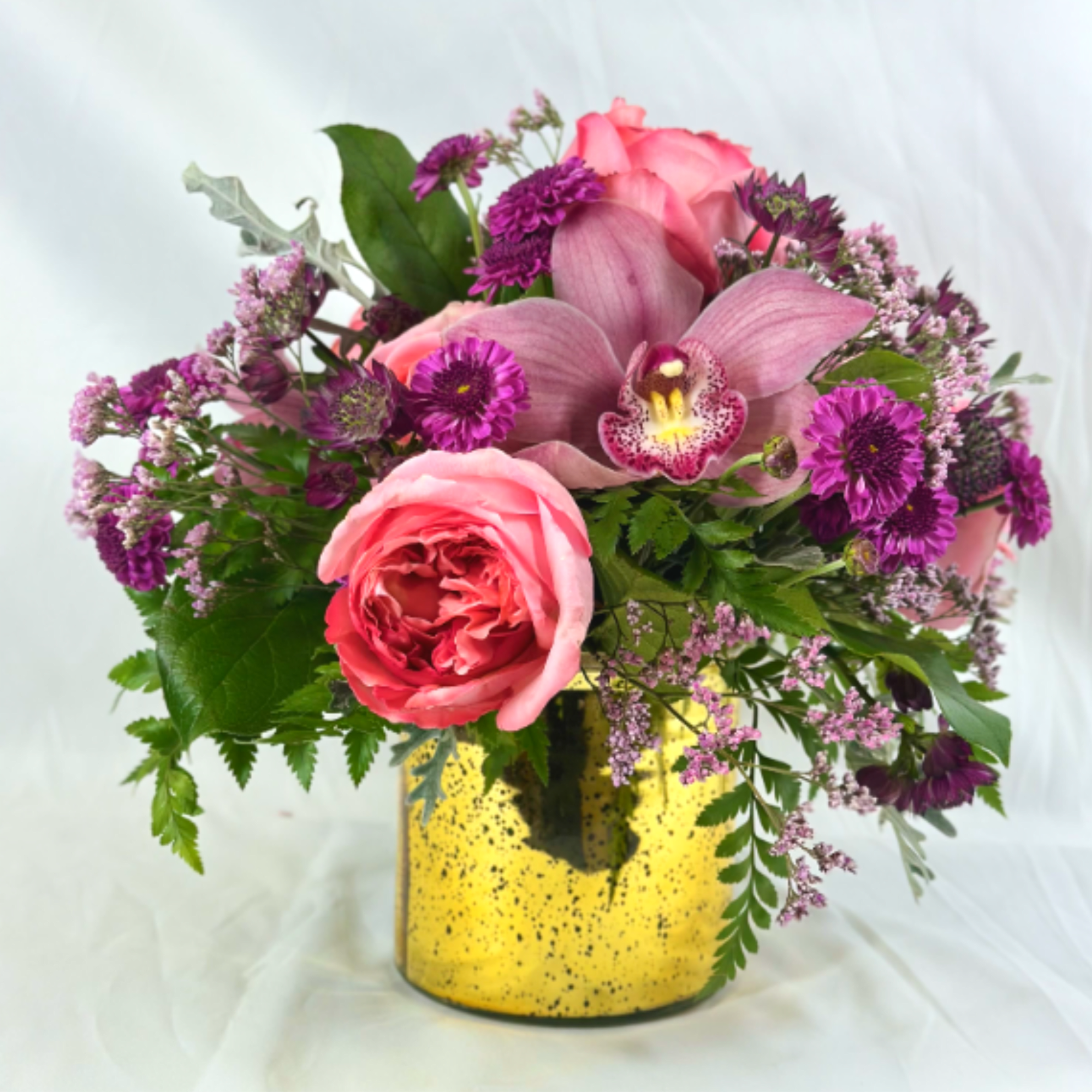 Go all out with this upscale arrangement showcasing elegant orchid blossoms and, photo 2 of 4