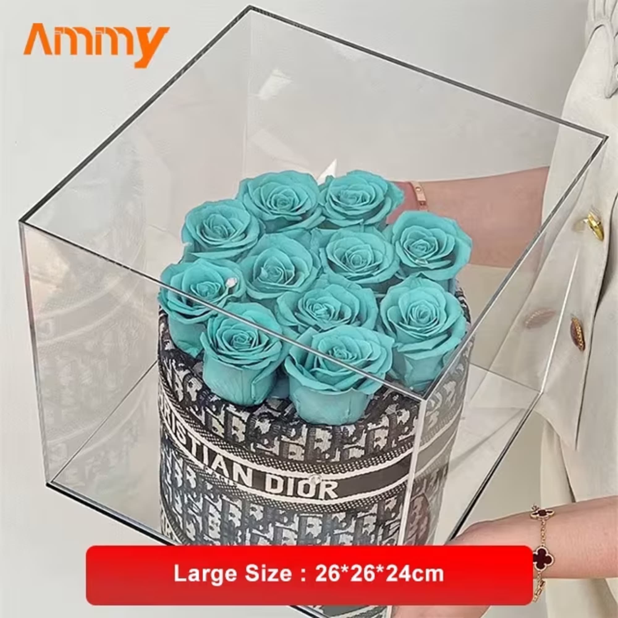  Ammy Immortal Flower Bouquet Preserved Rose for Valentine's Day &amp; Mother's, photo 3 of 4