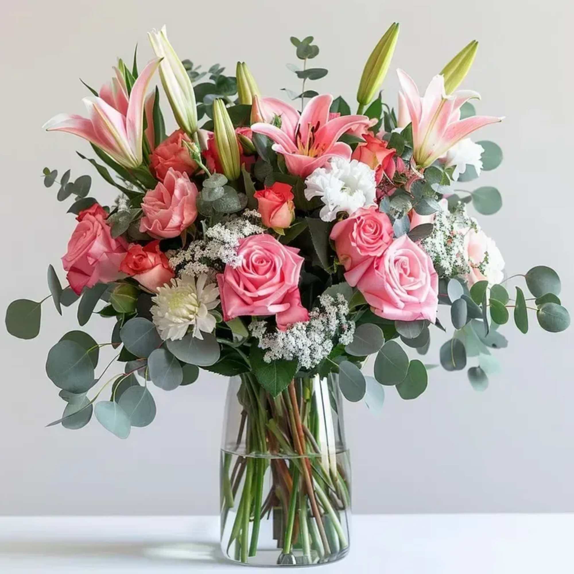 Spread love with this stunning bouquet, full of heartwarming seasonal blooms. PLEASE