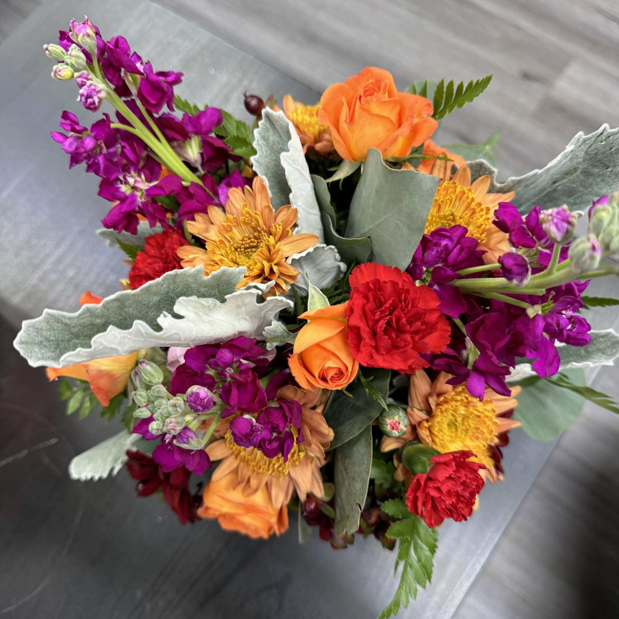 &ldquo;A delightful pumpkin arrangement that captures the warmth of fall. Filled with, photo 2 of 2