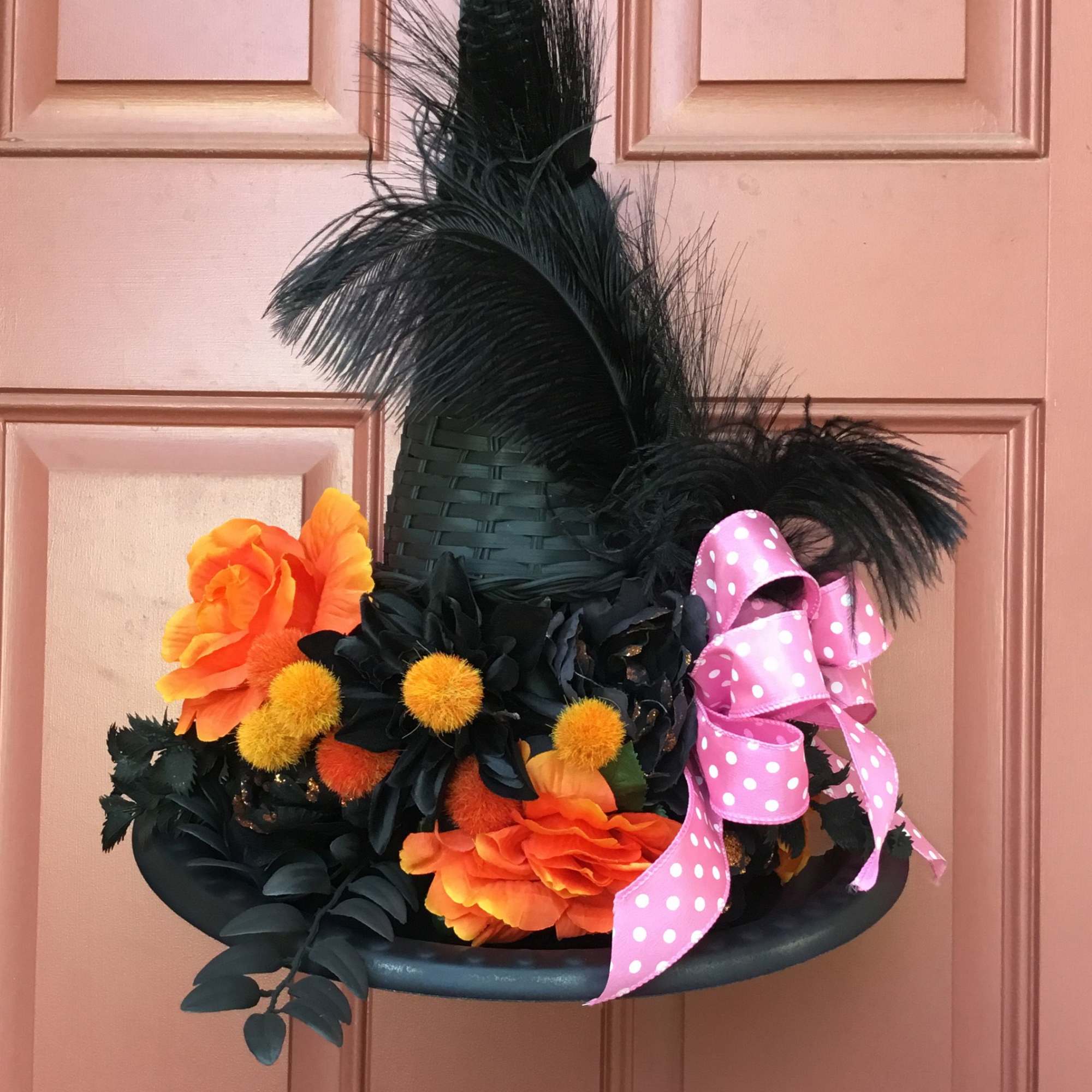 Cute Witch's Hat Door Hanger. Each one is different and Unique., photo 2 of 2