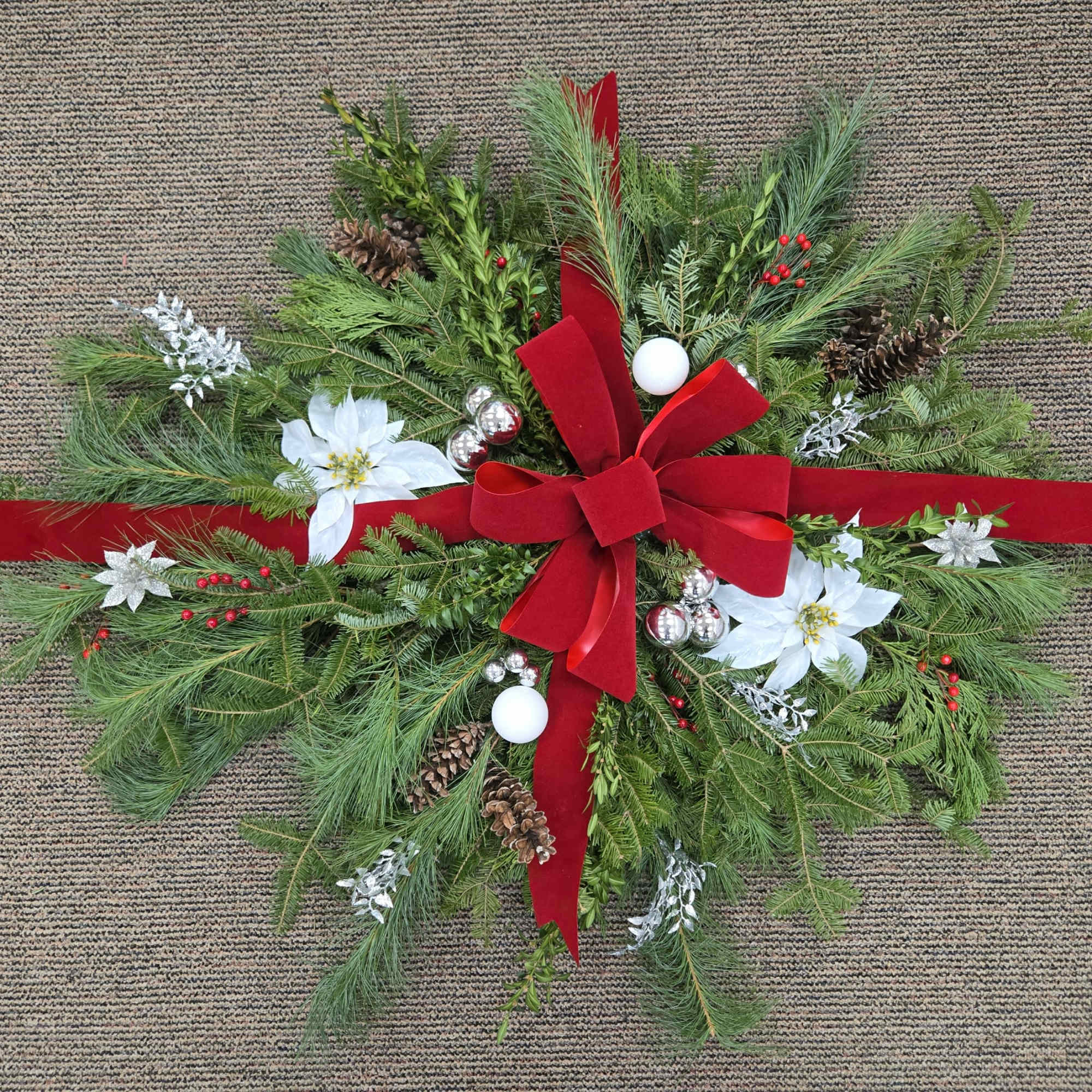 Honor your loved ones with a hand-crafted grave blanket from Blue Violet, photo 2 of 3