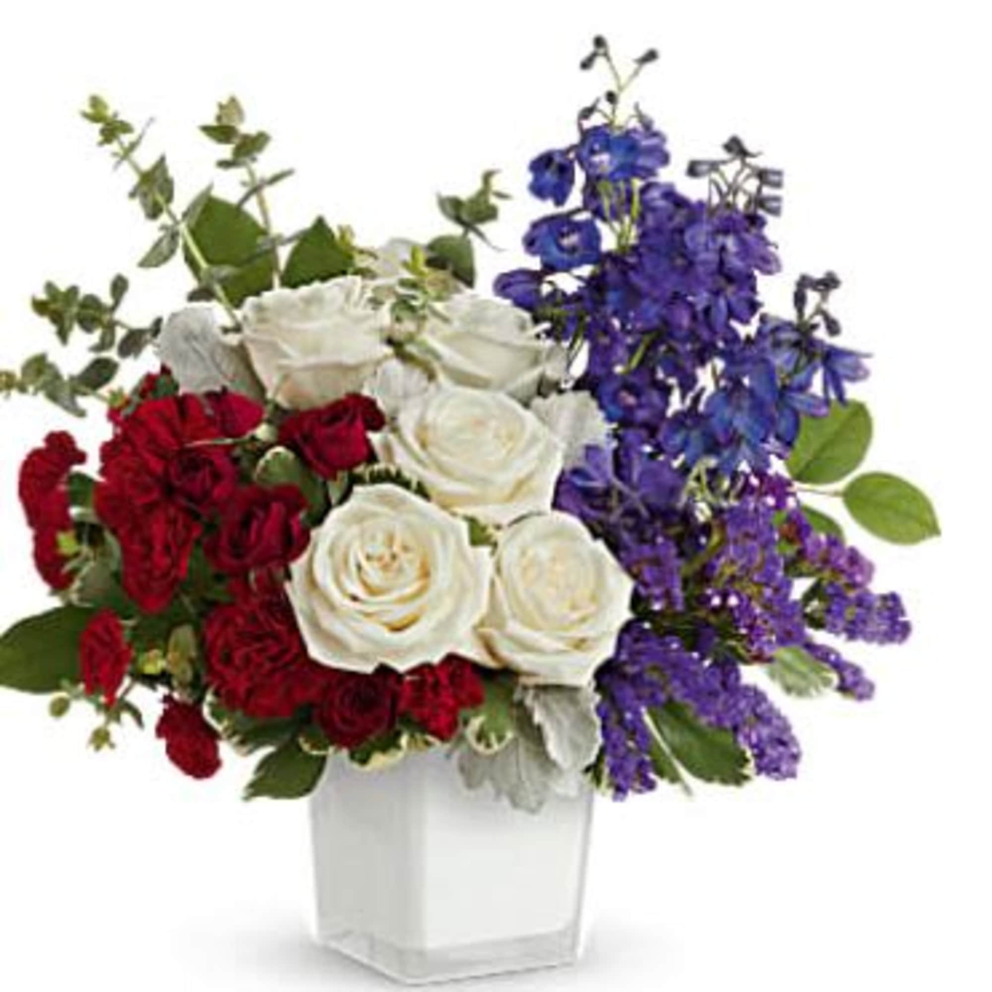Red, white and YOU! Make them feel truly appreciated with this playful