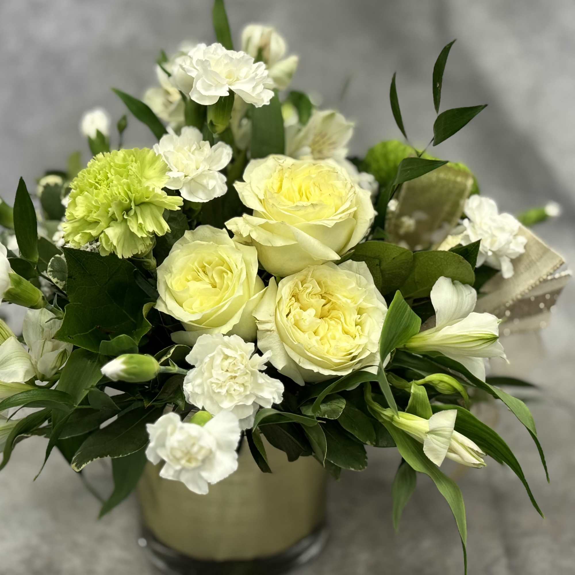 Soft, fresh, and full of life&mdash;this garden-inspired arrangement captures the feeling of, photo 4 of 4