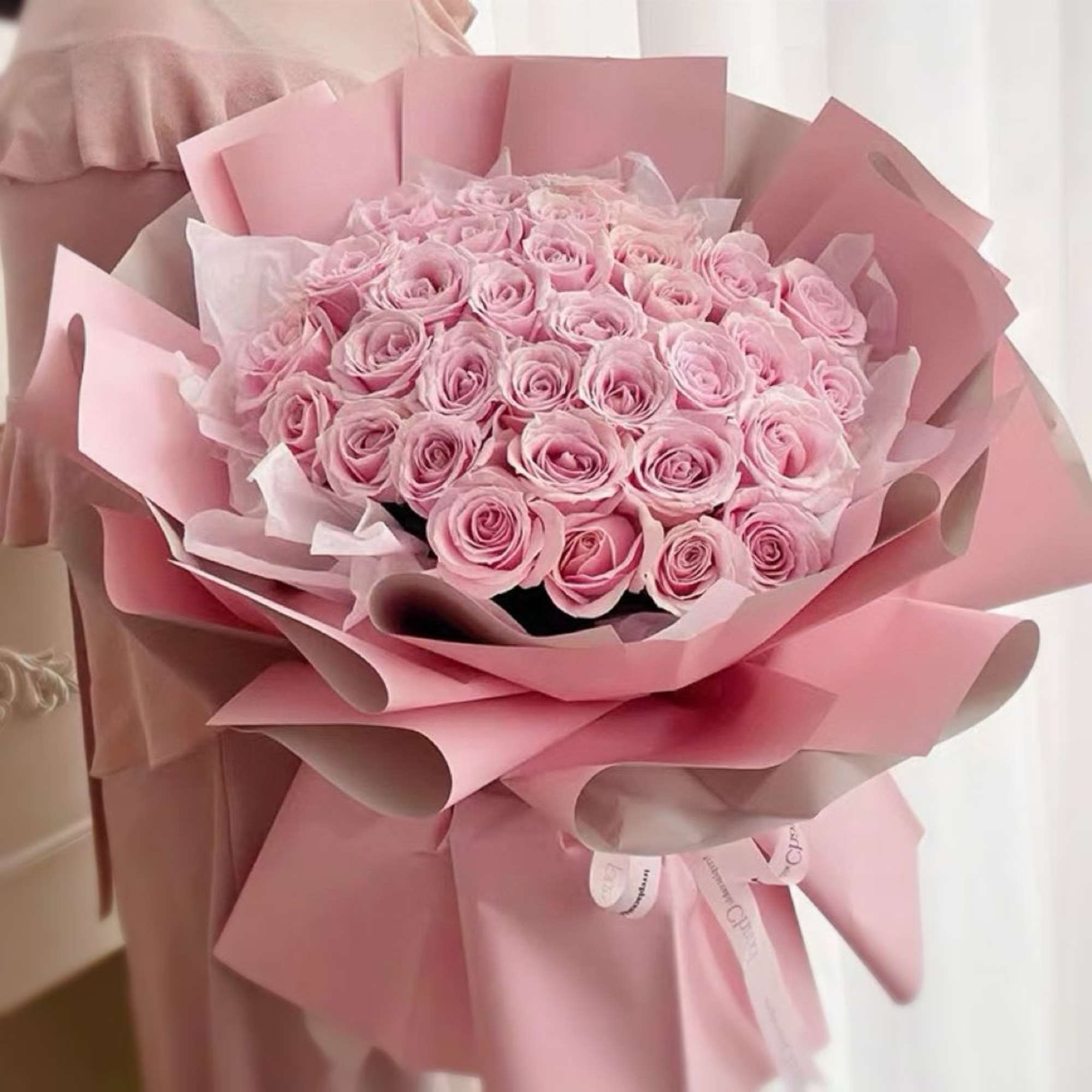 Sold by the Stem
Experience pure elegance with our Custom Premium Rose Bouquet, photo 2 of 6