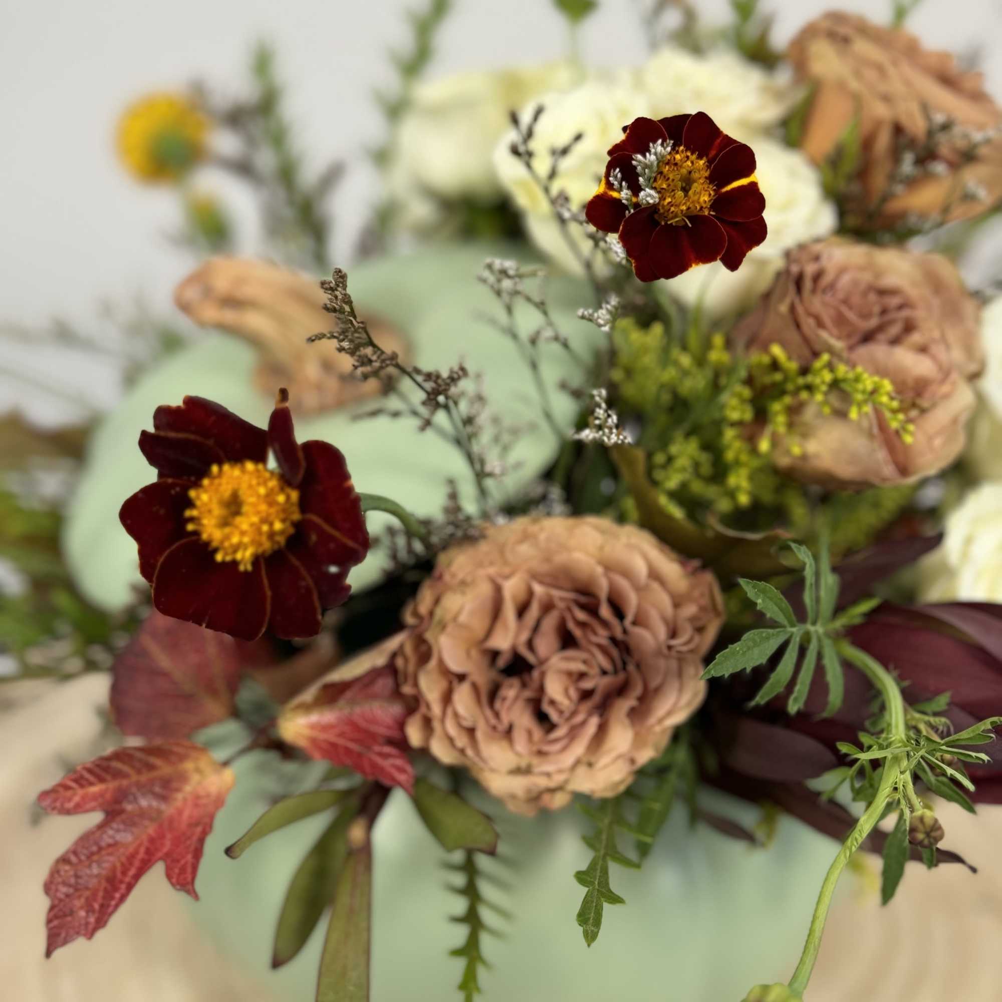 The Harvest Glory floral arrangement captures the essence of the autumn season, photo 2 of 3
