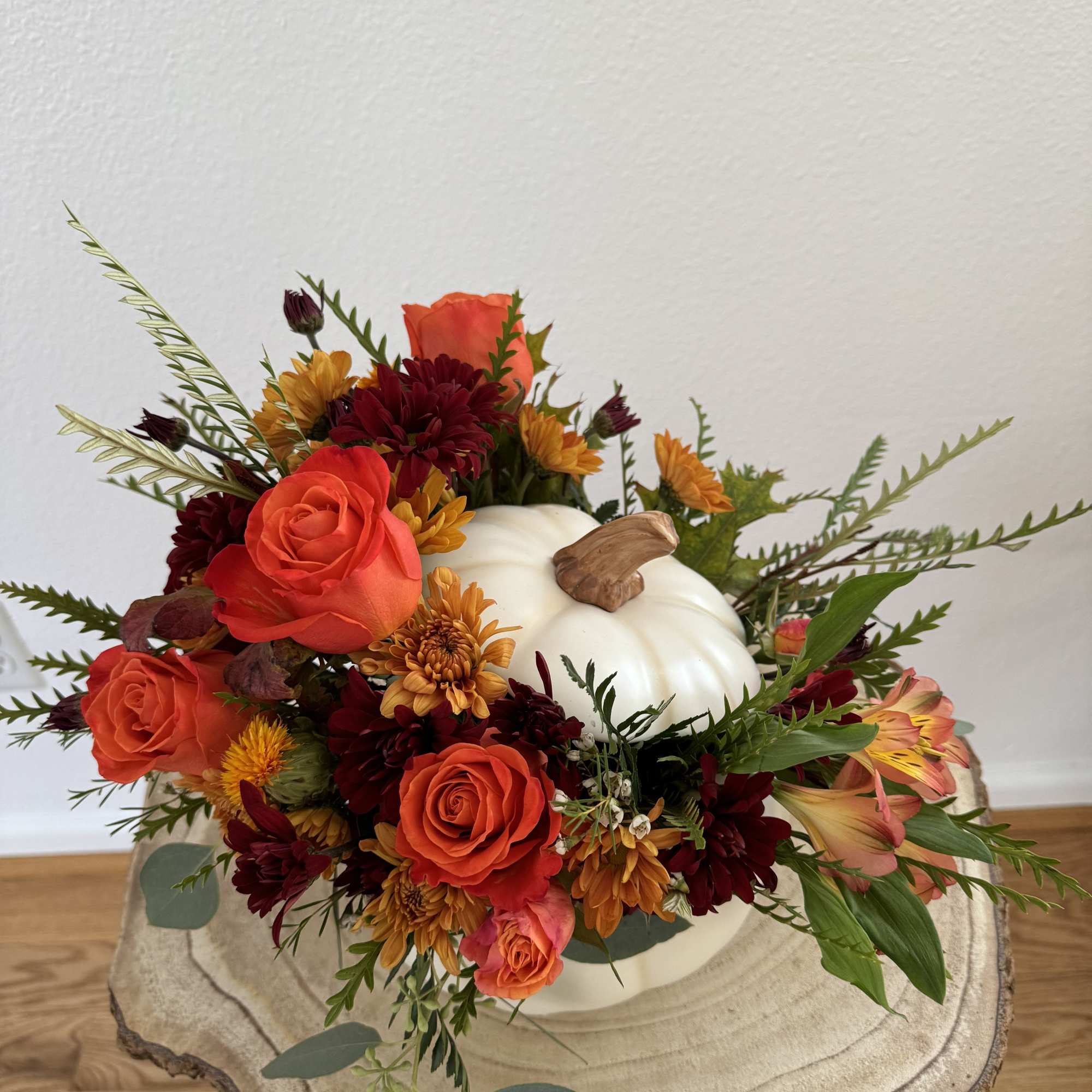 The Harvest Glory floral arrangement captures the essence of the autumn season, photo 2 of 2