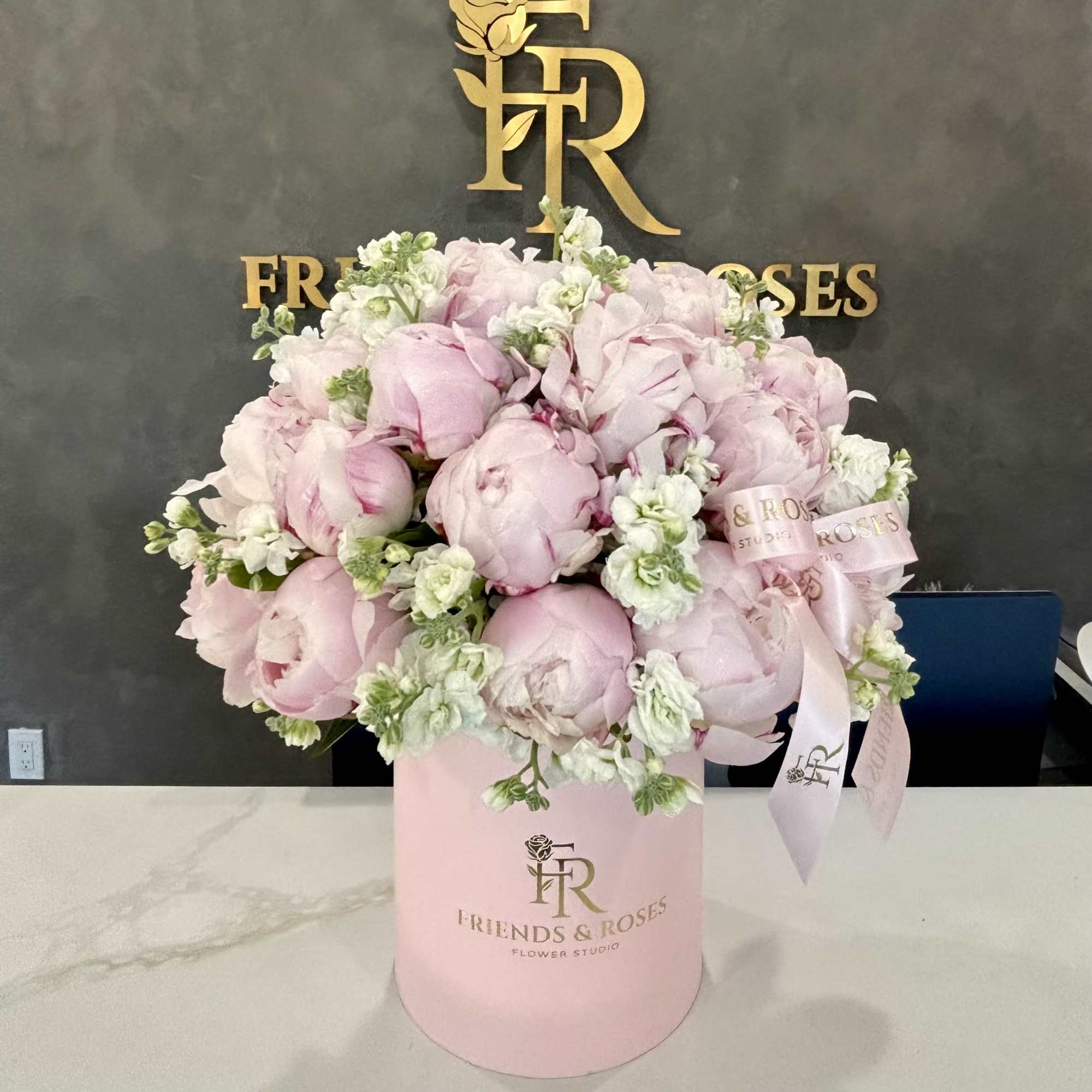 Soft, romantic, and effortlessly elegant &mdash;this luxurious arrangement features premium blush pink, photo 3 of 3