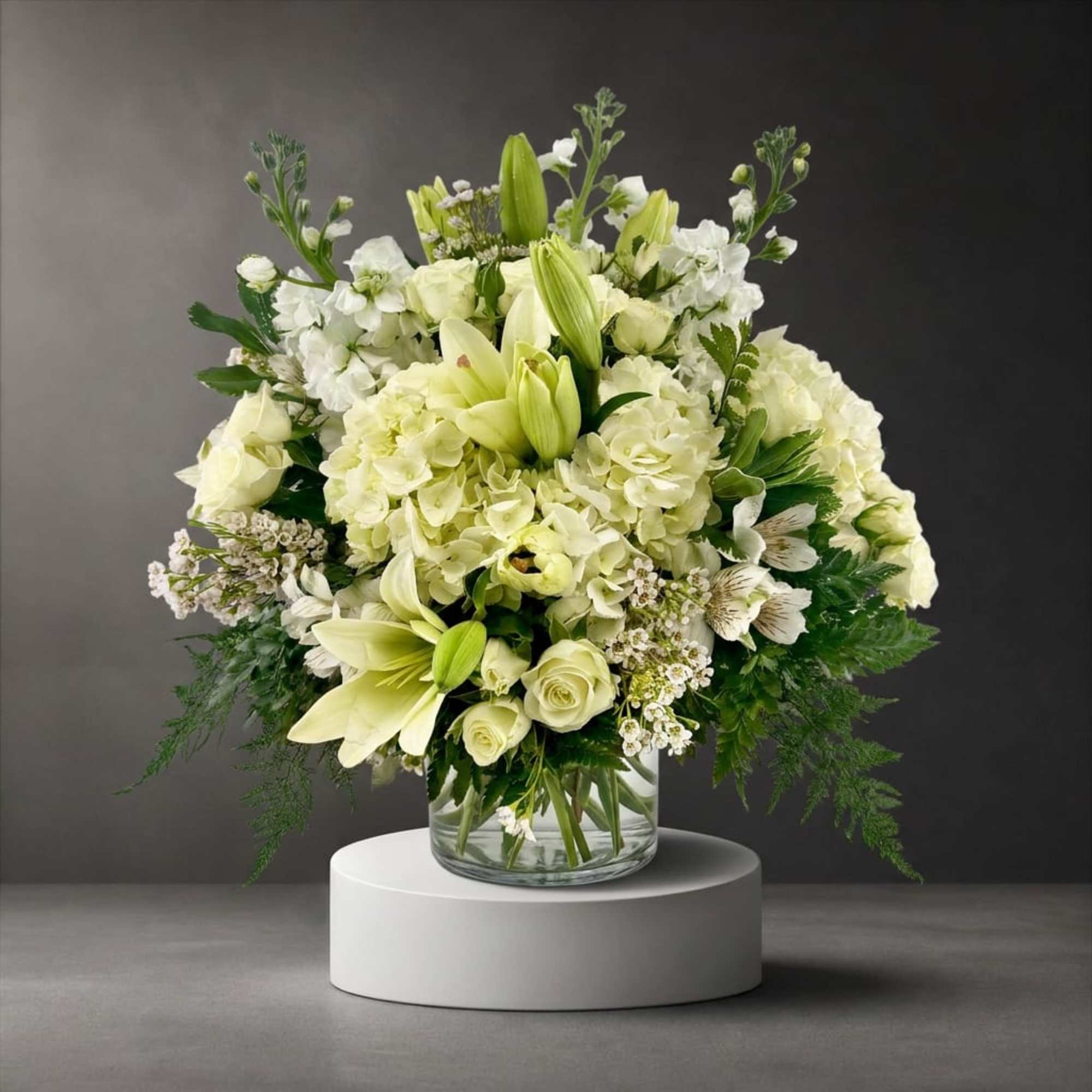 Step into the serene glow of the night with our "Moonlight" floral