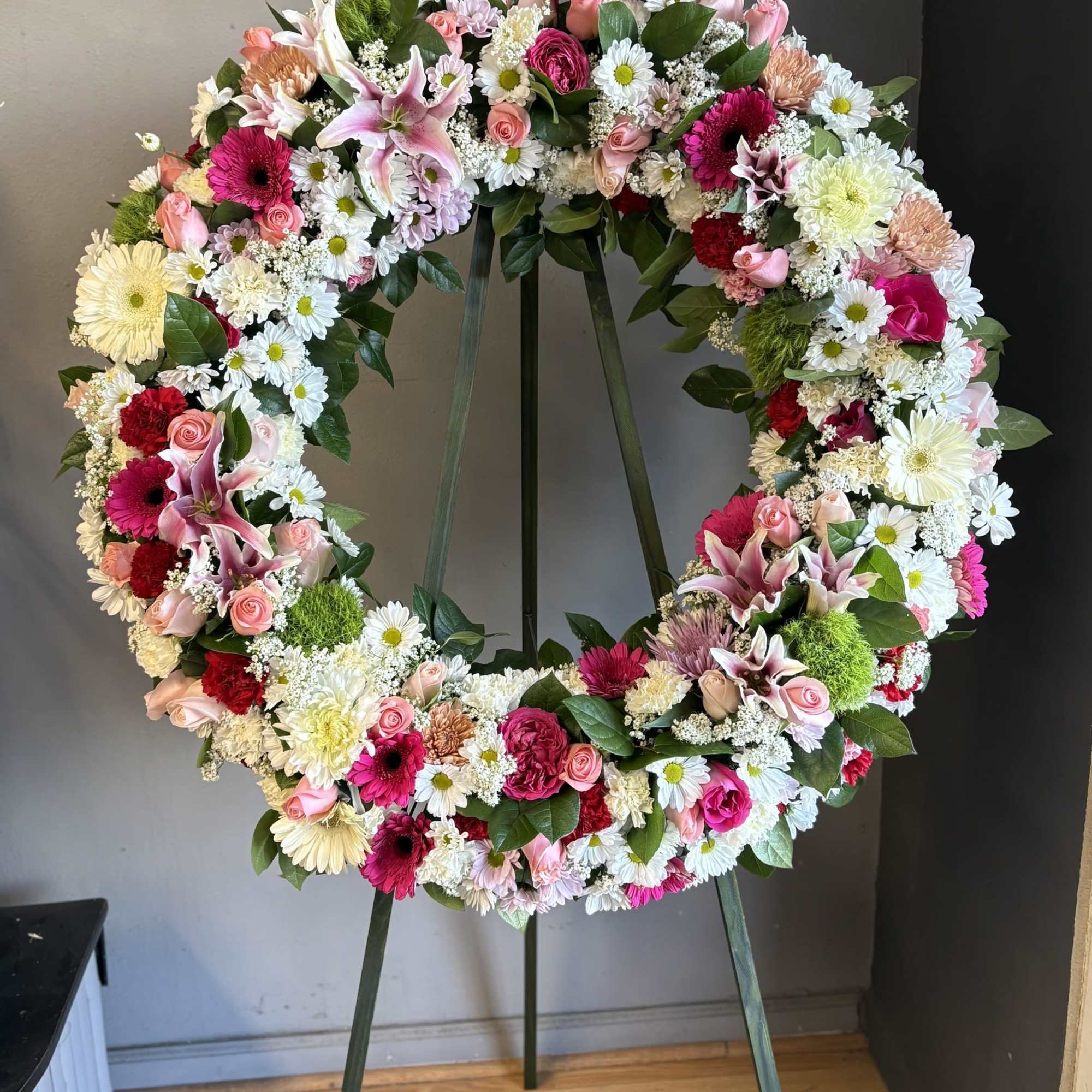 This is a charming option for a funeral service, church or graveside.