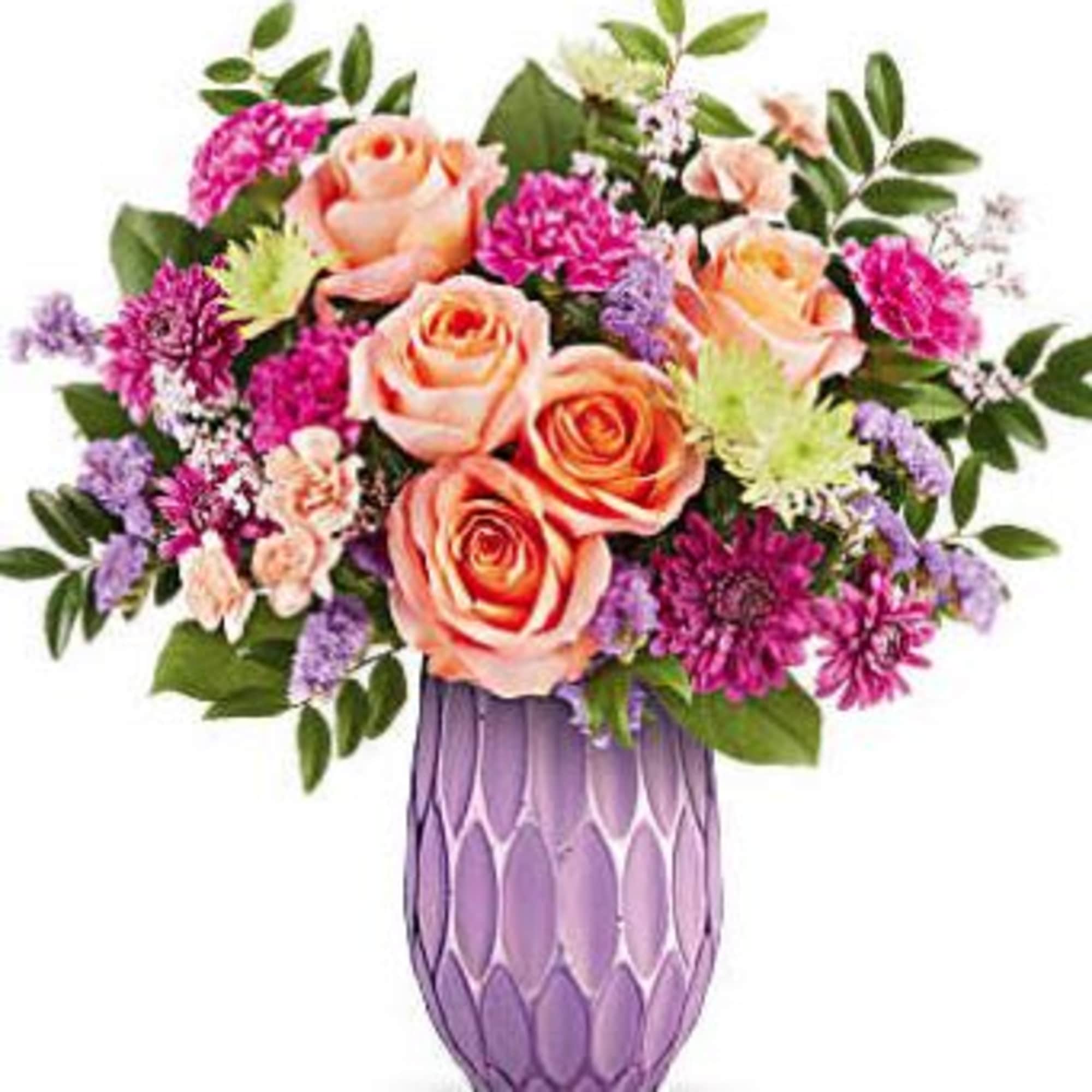 Make her Mother's Day or any day. Shine with Teleflora's Pretty Glow
