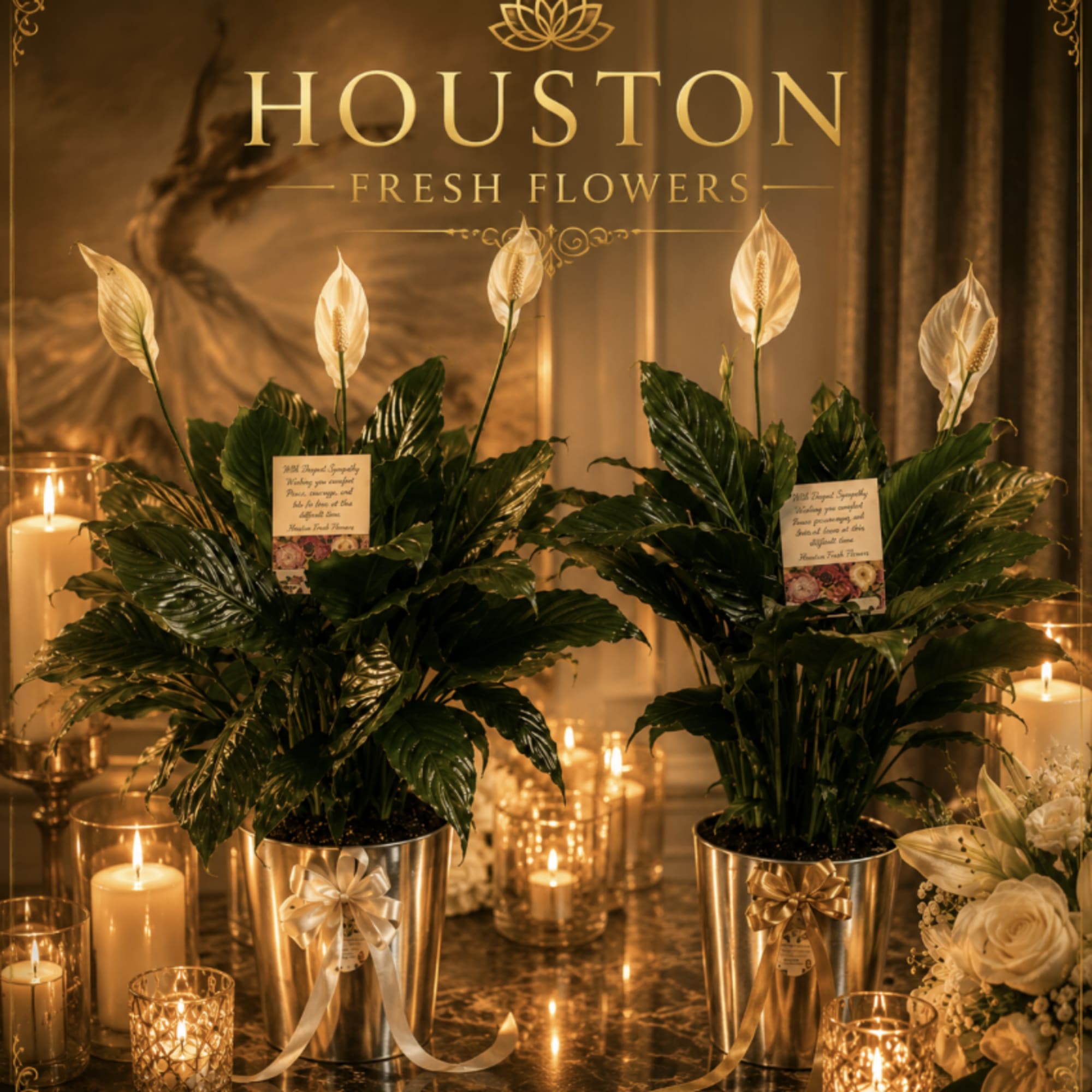 The Peace Lily Plant is a symbol of quit strength and serene