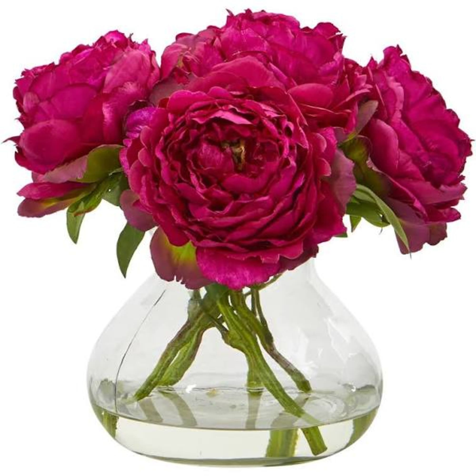 5 Peonies in glass gar , photo 2 of 2