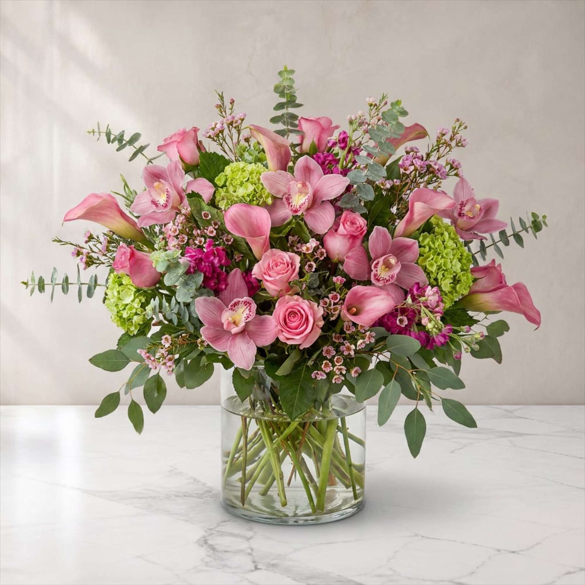 Our magnificent Explosion of color flower arrangement is a true masterpiece that