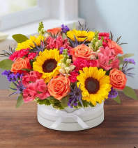 Birthday wishes flowers cake