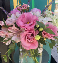 Roses and Eucalyptus Bouquet
