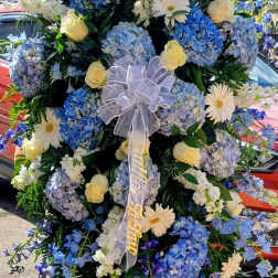 Blue Hydrangea Spray