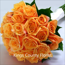 12 Orange Roses