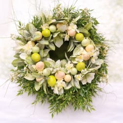 Easter egg wreath