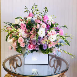 Jasmine - Dendrobium Orchids, Phalaenopsis Orchids, Roses, Spray Roses, Dusty Miller and More!
